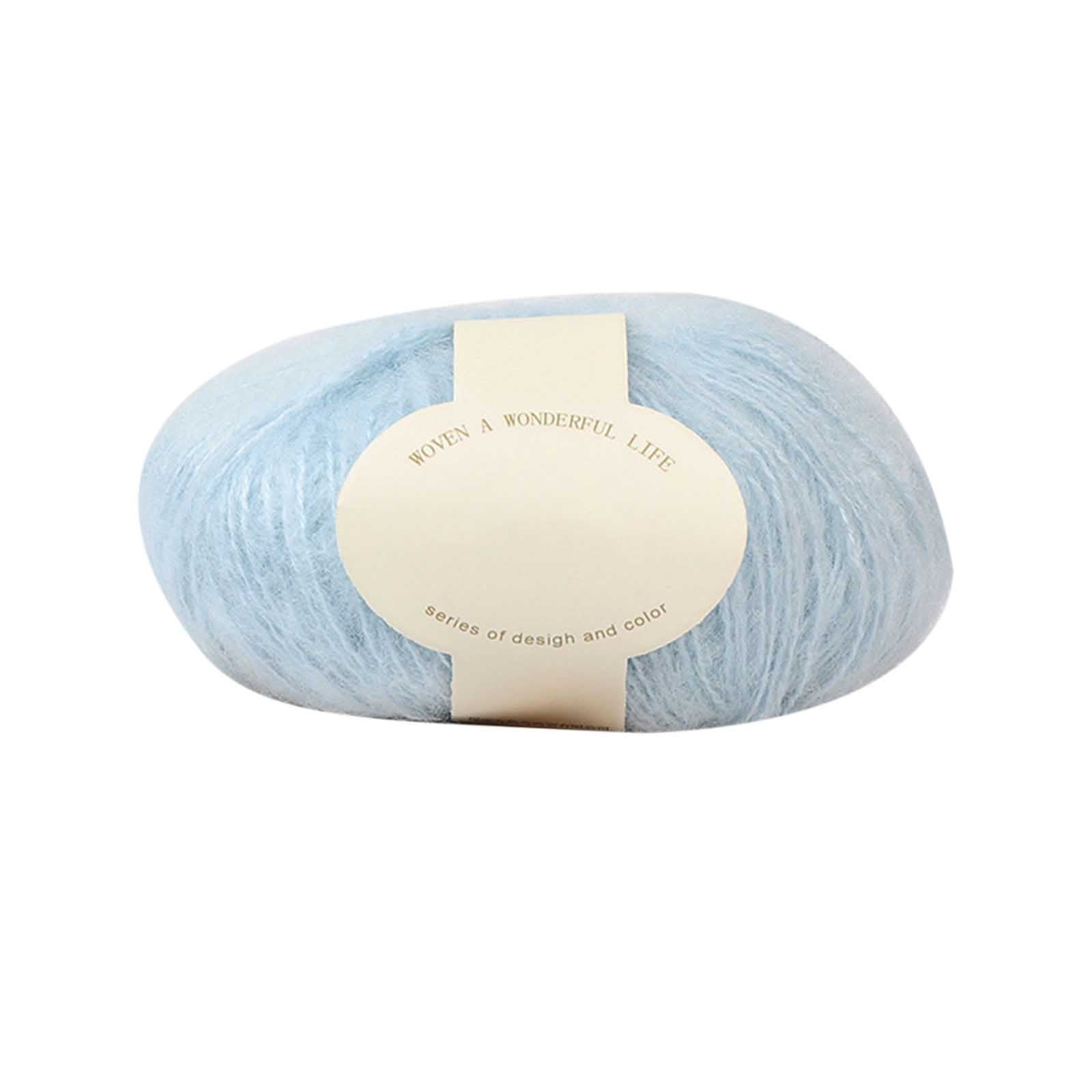 Clearance! Boovnll Mohair Yarn, Soft Yarn for Crocheting, Hand Knitting Hats, Sweater, Scarves, Crafts, Home Decorations, DIY Kids Toys, Yarn 28 - Image 2