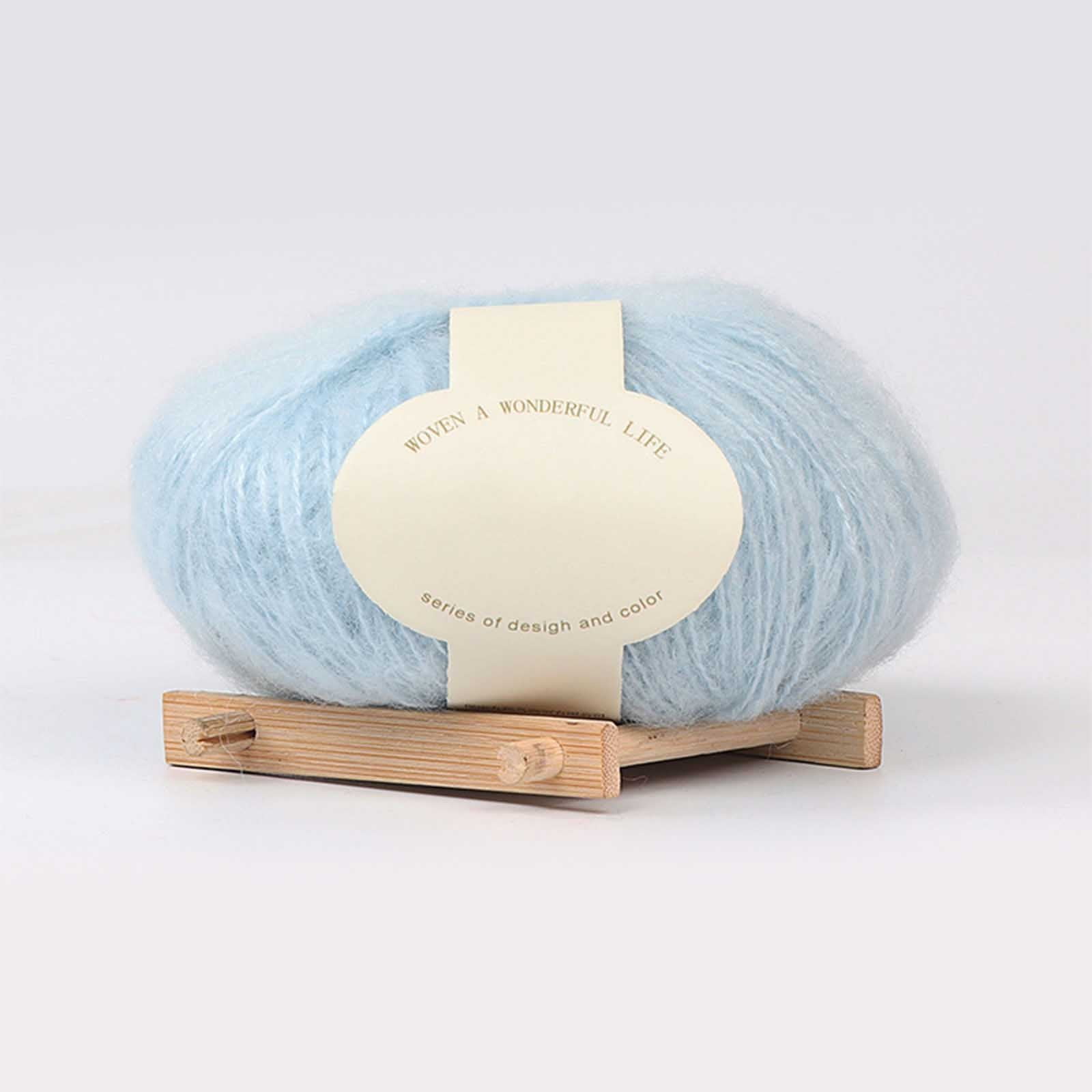 Clearance! Boovnll Mohair Yarn, Soft Yarn for Crocheting, Hand Knitting Hats, Sweater, Scarves, Crafts, Home Decorations, DIY Kids Toys, Yarn 28 - Image 5