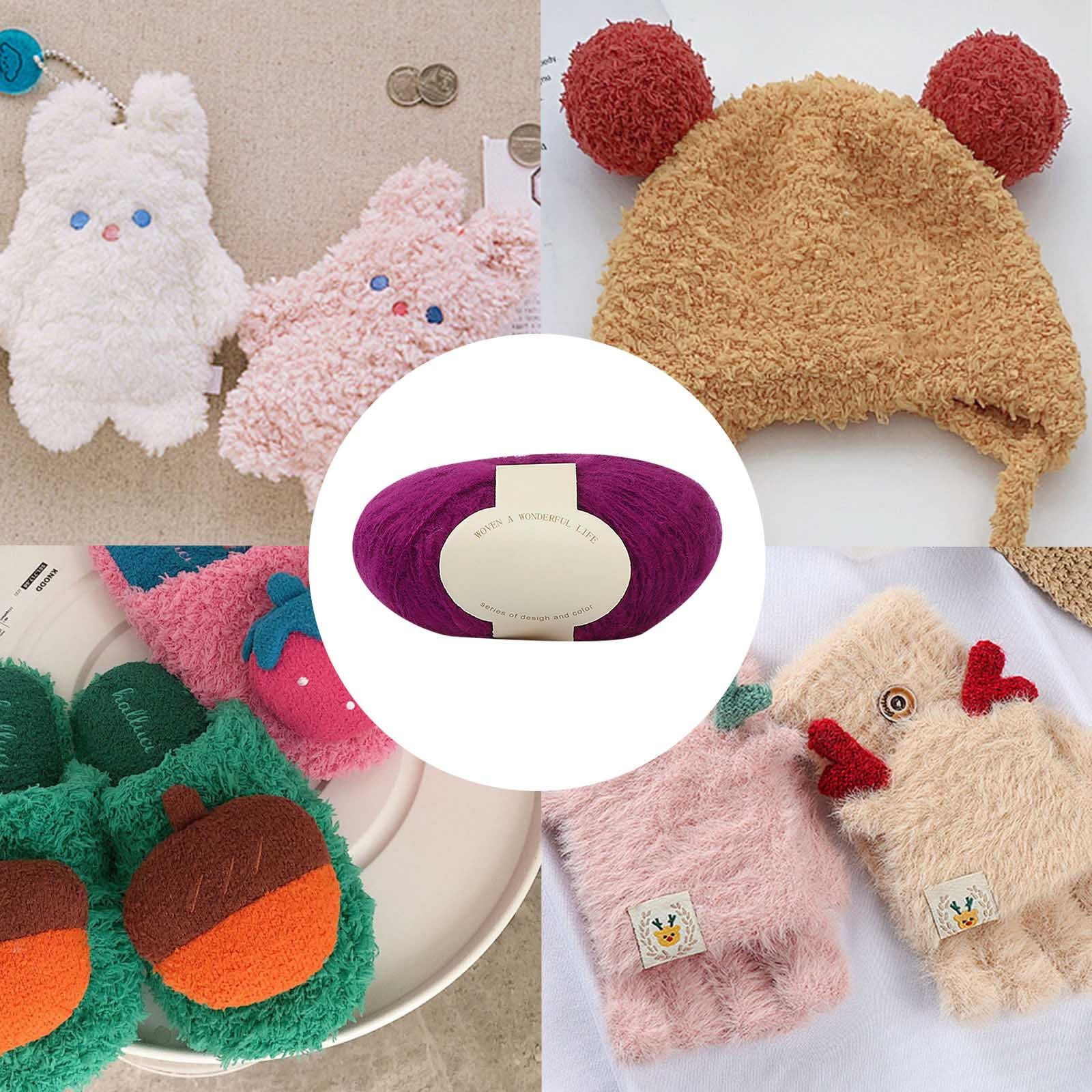 Clearance! Boovnll Mohair Yarn, Soft Yarn for Crocheting, Hand Knitting Hats, Sweater, Scarves, Crafts, Home Decorations, DIY Kids Toys, Yarn 32 - Image 2