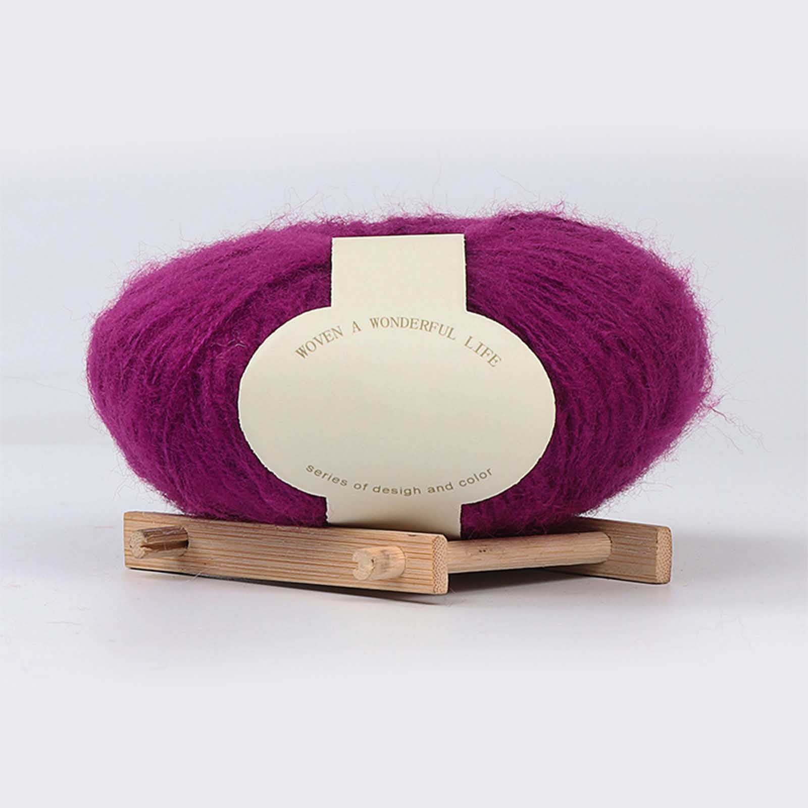 Clearance! Boovnll Mohair Yarn, Soft Yarn for Crocheting, Hand Knitting Hats, Sweater, Scarves, Crafts, Home Decorations, DIY Kids Toys, Yarn 32 - Image 4