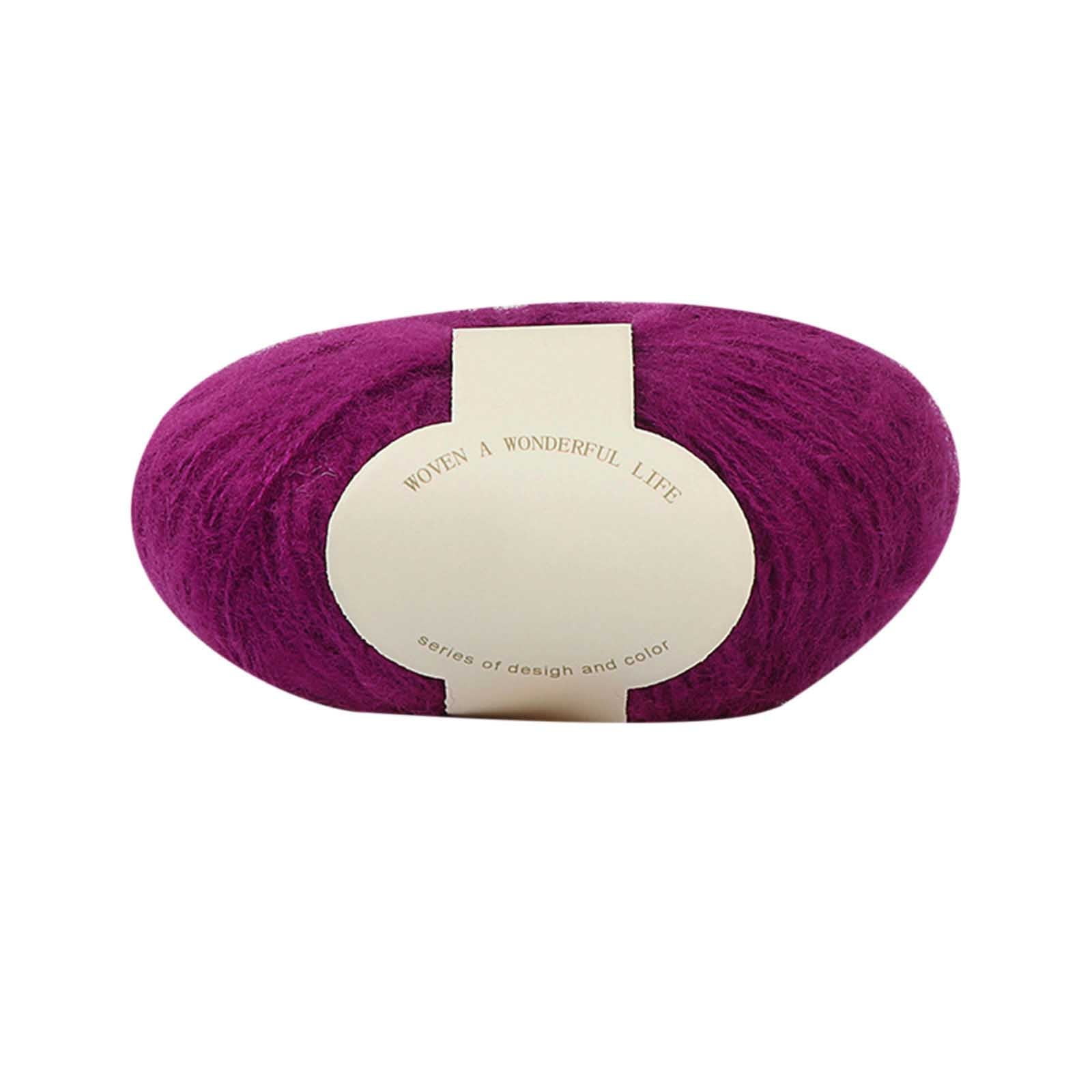 Clearance! Boovnll Mohair Yarn, Soft Yarn for Crocheting, Hand Knitting Hats, Sweater, Scarves, Crafts, Home Decorations, DIY Kids Toys, Yarn 32 - Image 6