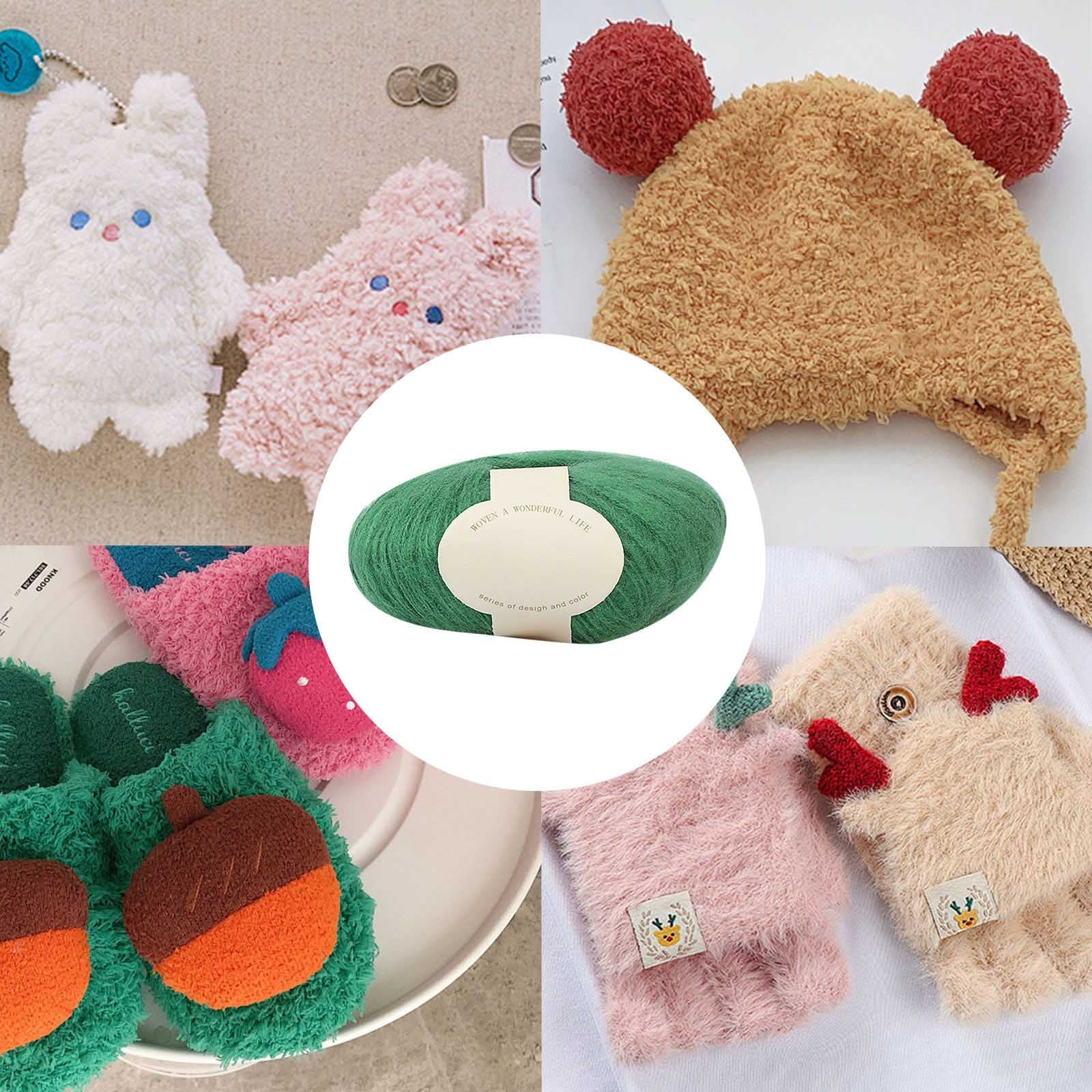 Clearance! Boovnll Mohair Yarn, Soft Yarn for Crocheting, Hand Knitting Hats, Sweater, Scarves, Crafts, Home Decorations, DIY Kids Toys, Yarn 34 - Image 5