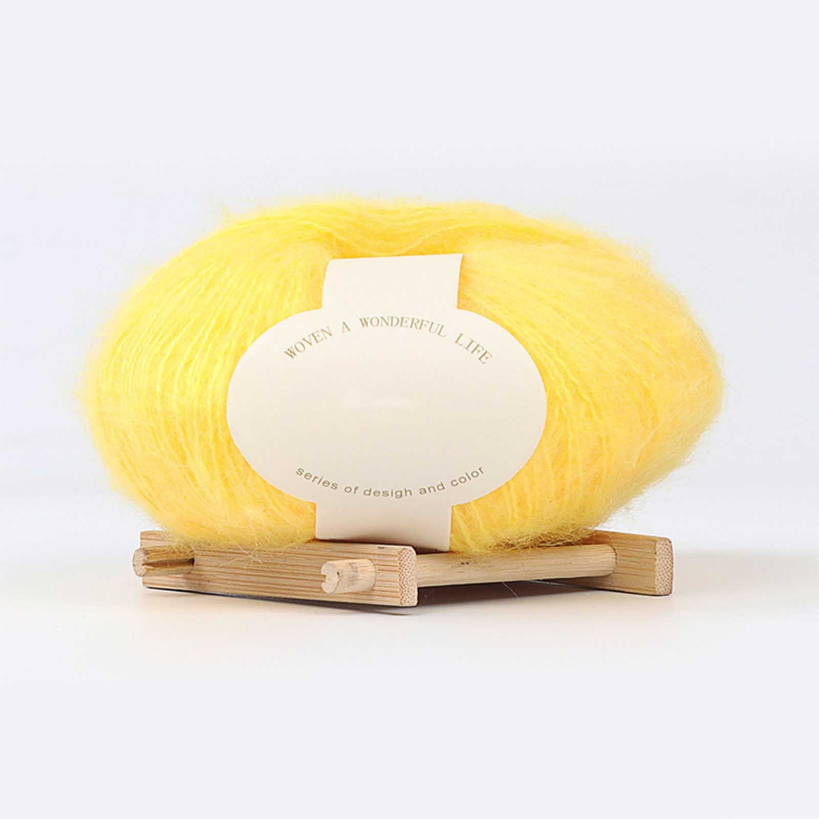 Clearance! Boovnll Mohair Yarn, Soft Yarn for Crocheting, Hand Knitting Hats, Sweater, Scarves, Crafts, Home Decorations, DIY Kids Toys, Yarn 6 - Image 3