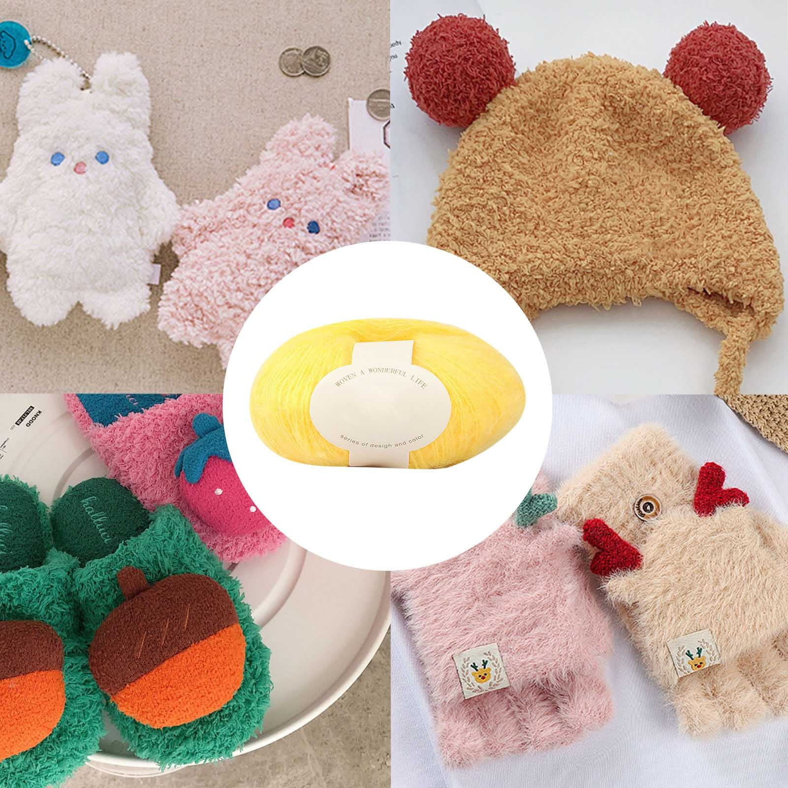 Clearance! Boovnll Mohair Yarn, Soft Yarn for Crocheting, Hand Knitting Hats, Sweater, Scarves, Crafts, Home Decorations, DIY Kids Toys, Yarn 6 - Image 6