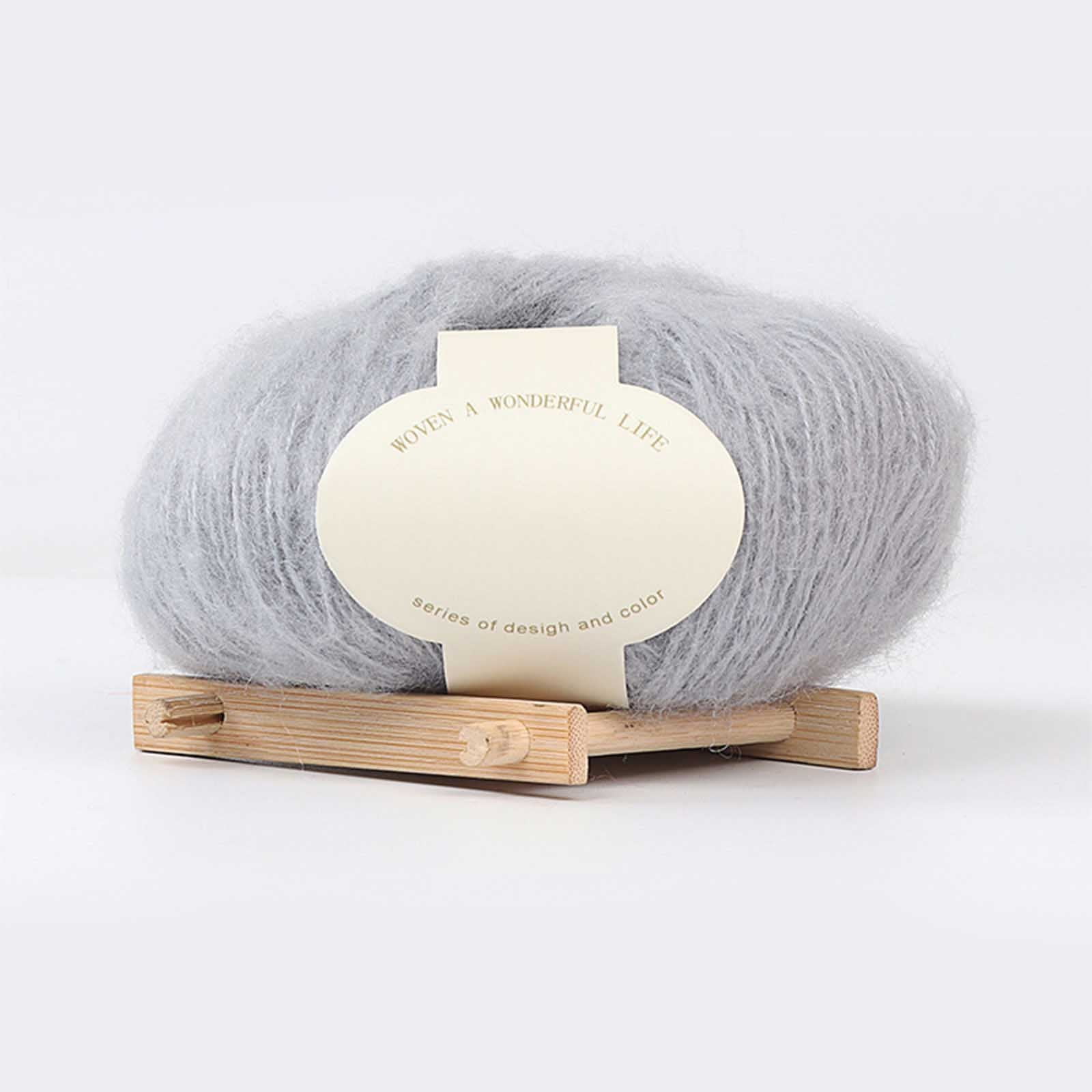 Clearance! Boovnll Mohair Yarn, Soft Yarn for Crocheting, Hand Knitting Hats, Sweater, Scarves, Crafts, Home Decorations, DIY Kids Toys, Yarn Clearance - Image 2