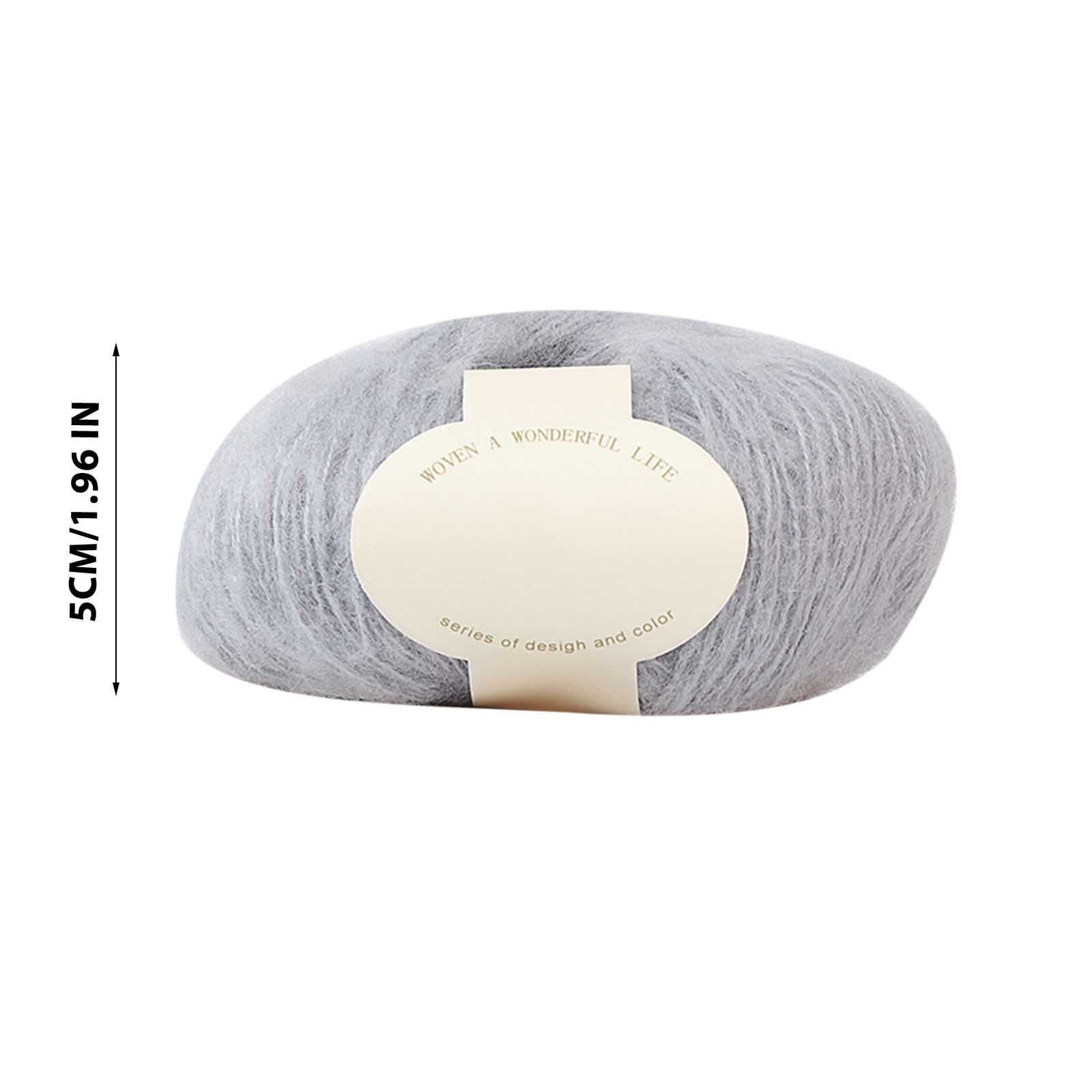 Clearance! Boovnll Mohair Yarn, Soft Yarn for Crocheting, Hand Knitting Hats, Sweater, Scarves, Crafts, Home Decorations, DIY Kids Toys, Yarn Clearance - Image 3
