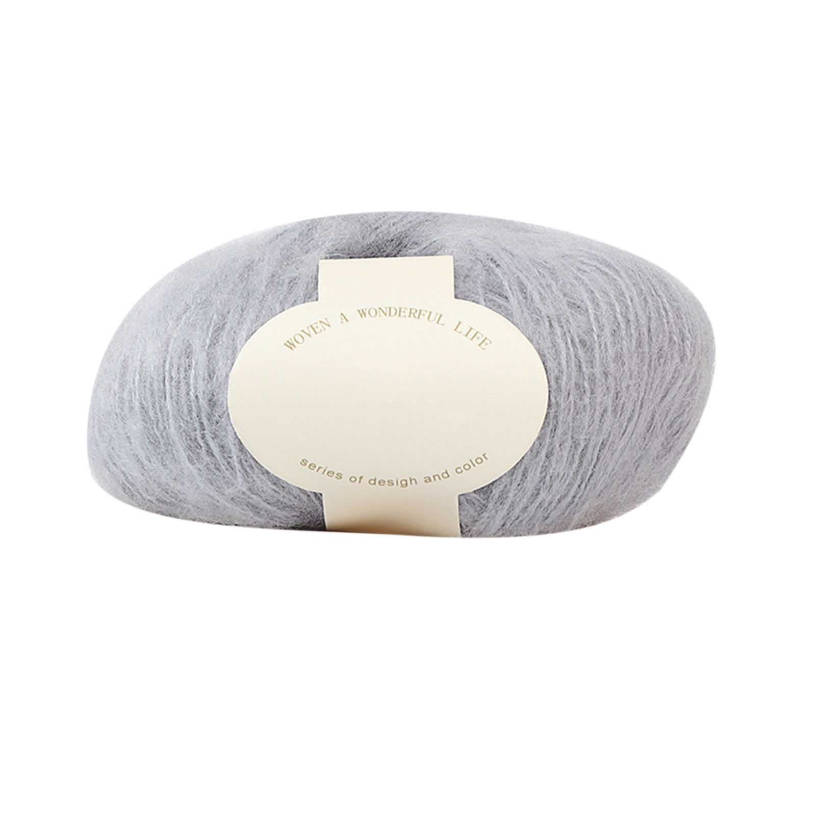 Clearance! Boovnll Mohair Yarn, Soft Yarn for Crocheting, Hand Knitting Hats, Sweater, Scarves, Crafts, Home Decorations, DIY Kids Toys, Yarn Clearance - Image 4
