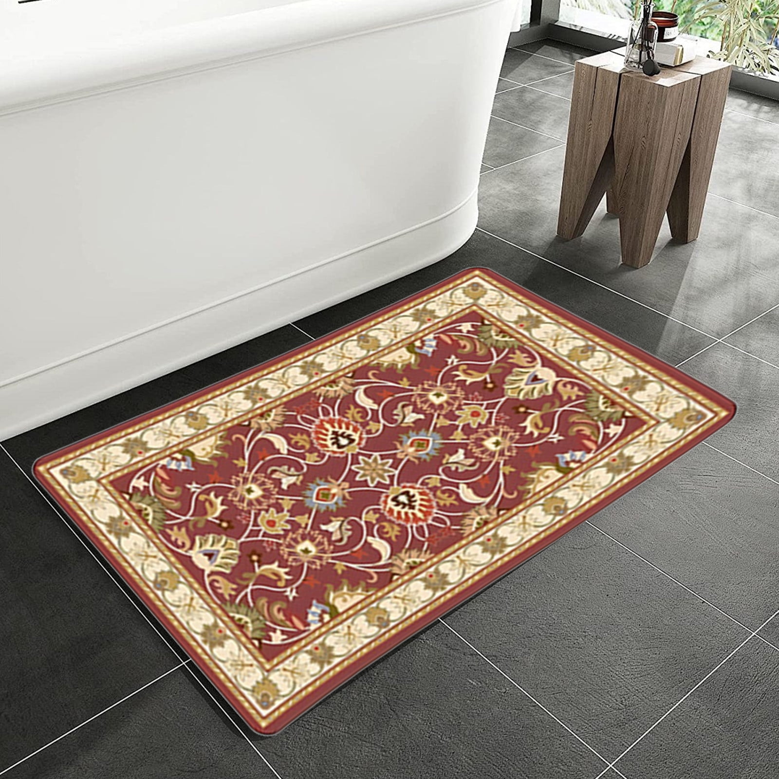 Tyidzon Kitchen Mats for Floor Set of 2 Pcs, Cushioned Non Slip Kitchen Rugs for Kitchen Floor, Absorbent Runner Comfort Standing Mats Washable for Kitchen, Office, Home (15