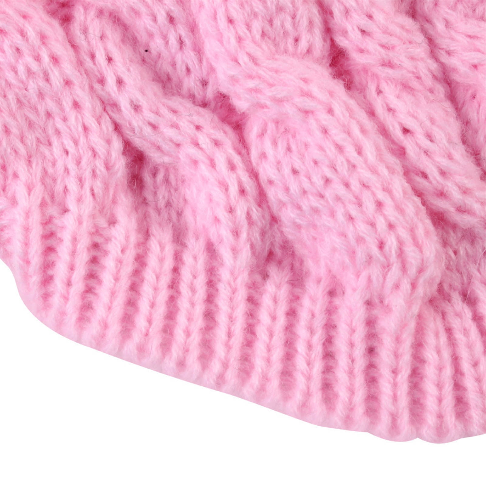 Clearance Under $5 Boovnll Dog Sweater, Winter Turtleneck Knitted Keep Warm Sleeveless Pet Clothes, Dog Clothes for Small Dog Fall Winter Dog Sweaters, (Black, S) L Pink - Image 7