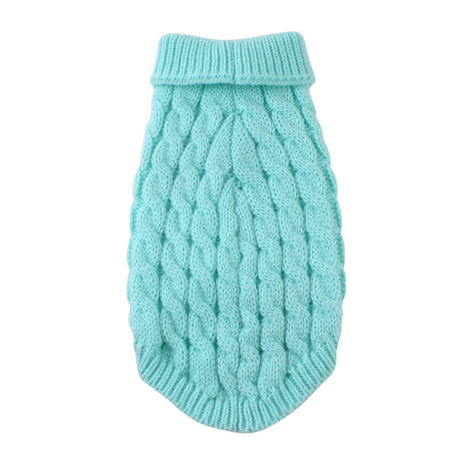 Clearance Under $5 Boovnll Dog Sweater, Winter Turtleneck Knitted Keep Warm Sleeveless Pet Clothes, Dog Clothes for Small Dog Fall Winter Dog Sweaters, (Black, S) S Sky Blue - Image 6