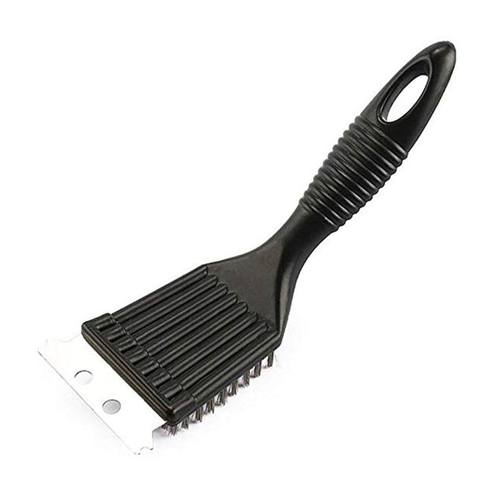 Tyidzon 2Pc Grill Brush and Scraper, 2-In-1 Stainless Steel Scraper, Grill Brush Extra Strong BBQ Cleaner Accessories Heavy Duty Barbecue Grill Cleaning Brush Cleaner 8 Inch Black#1 - Image 2