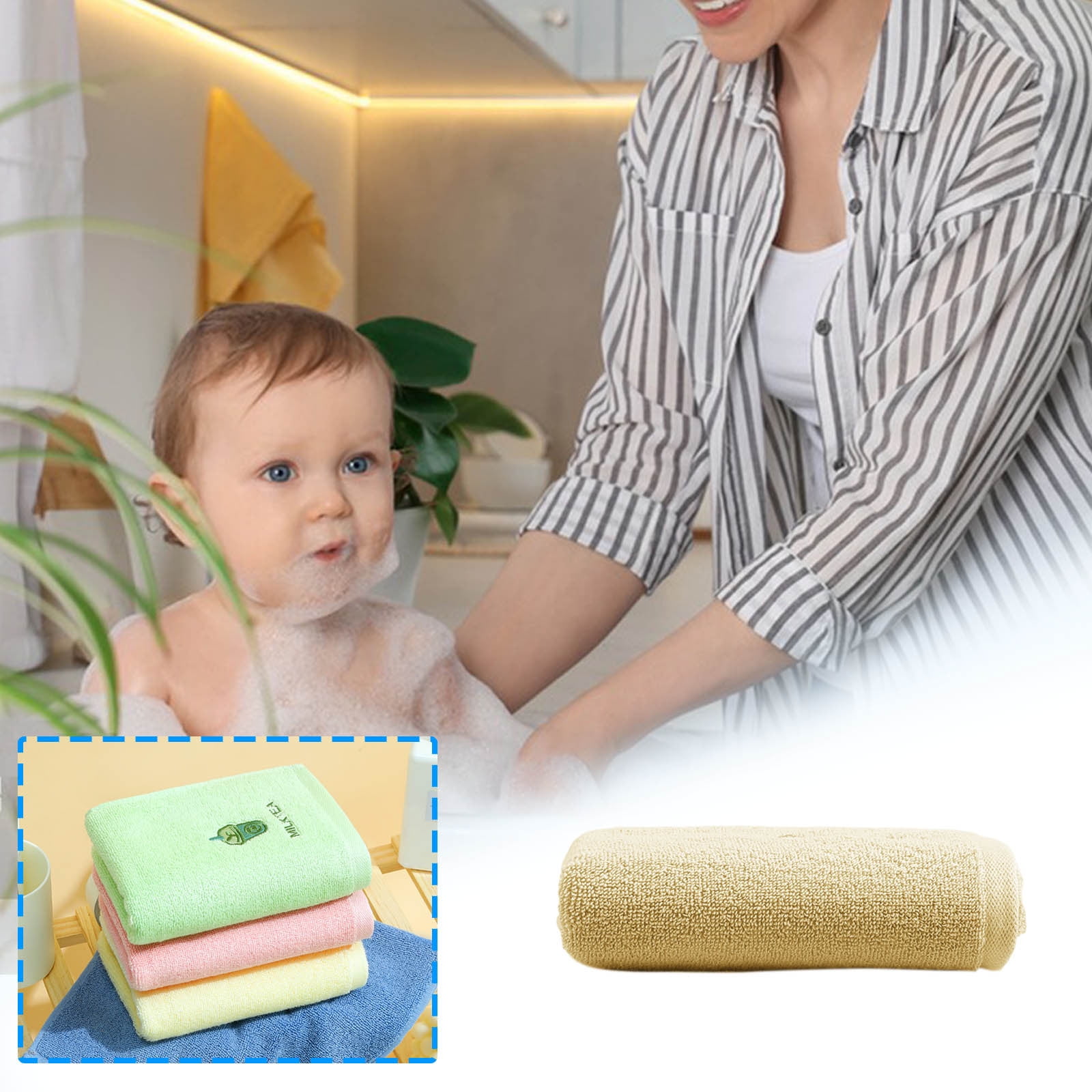 Clearance Under $1 Boovnll Hand Towels, 10x20