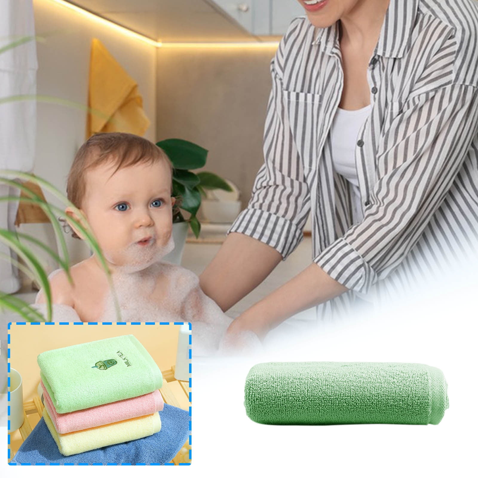 Clearance Under $1 Boovnll Hand Towels, 10x20