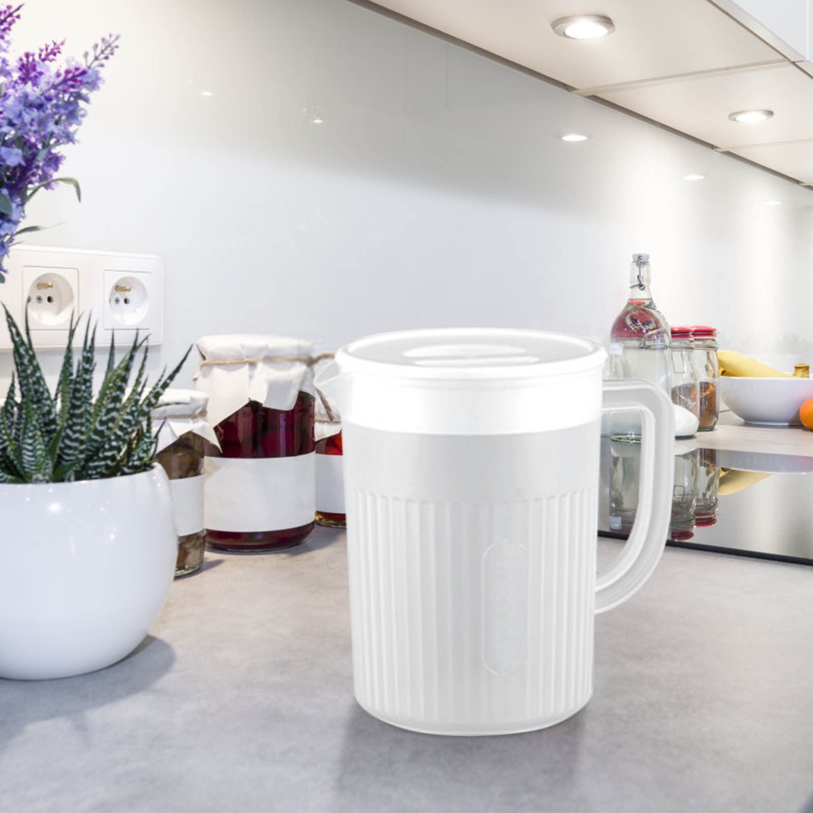 Tyidzon Juice Pitcher with Lids for Fridge, Water Jug for Teas, Juices & Iced Beverages - Fridge & Dishwasher Safe A - Image 5