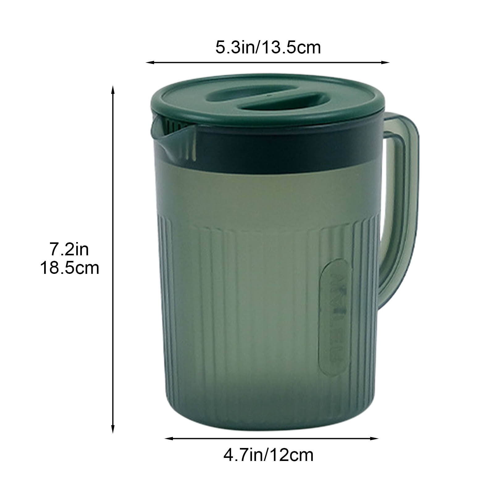 Tyidzon Juice Pitcher with Lids for Fridge, Water Jug for Teas, Juices & Iced Beverages - Fridge & Dishwasher Safe C - Image 3