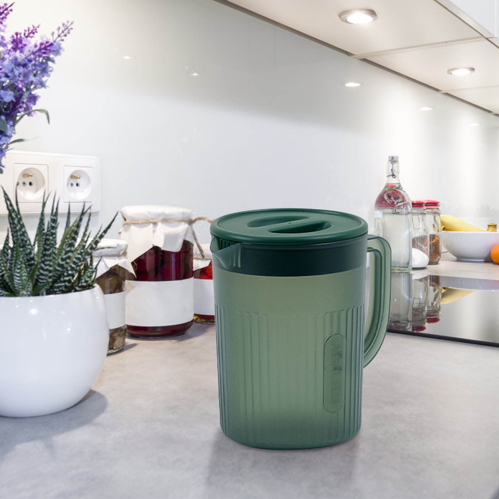 Tyidzon Juice Pitcher with Lids for Fridge, Water Jug for Teas, Juices & Iced Beverages - Fridge & Dishwasher Safe C - Image 5