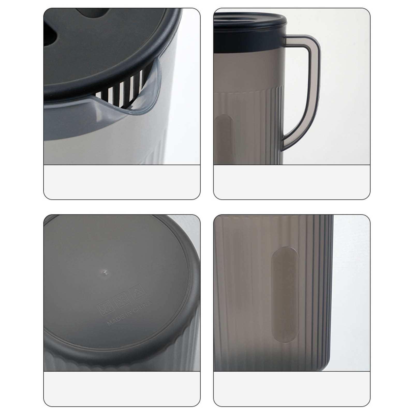 Tyidzon Juice Pitcher with Lids for Fridge, Water Jug for Teas, Juices & Iced Beverages - Fridge & Dishwasher Safe D - Image 6