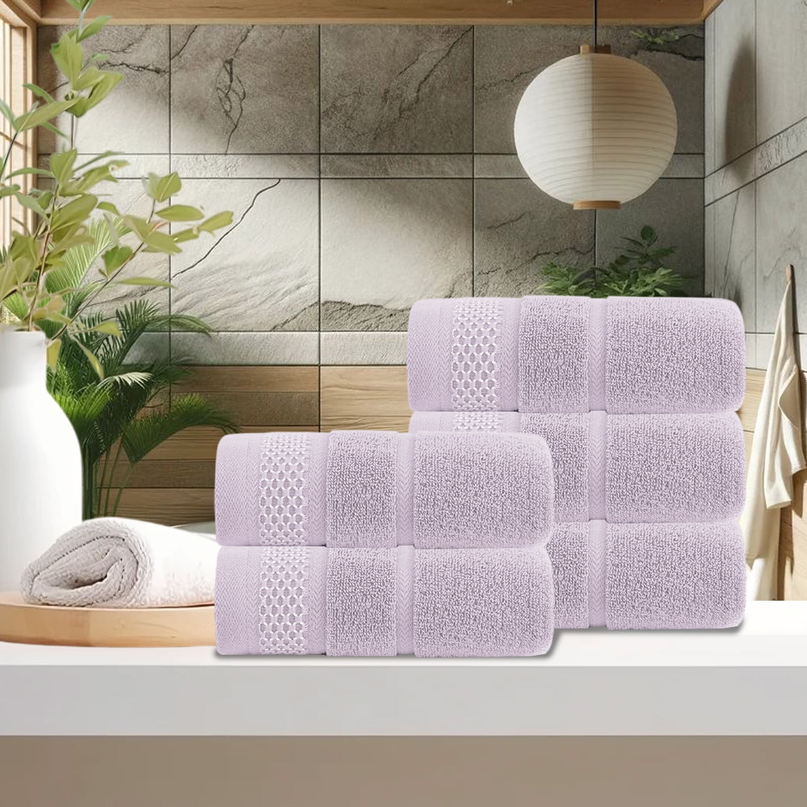 Dmlowu Luxury Bath Towels, Soft Highly Absorbent Quicker Dry Cotton Towels, Towels for Bathroom Gym, Shower, Hotel #19 - Image 5
