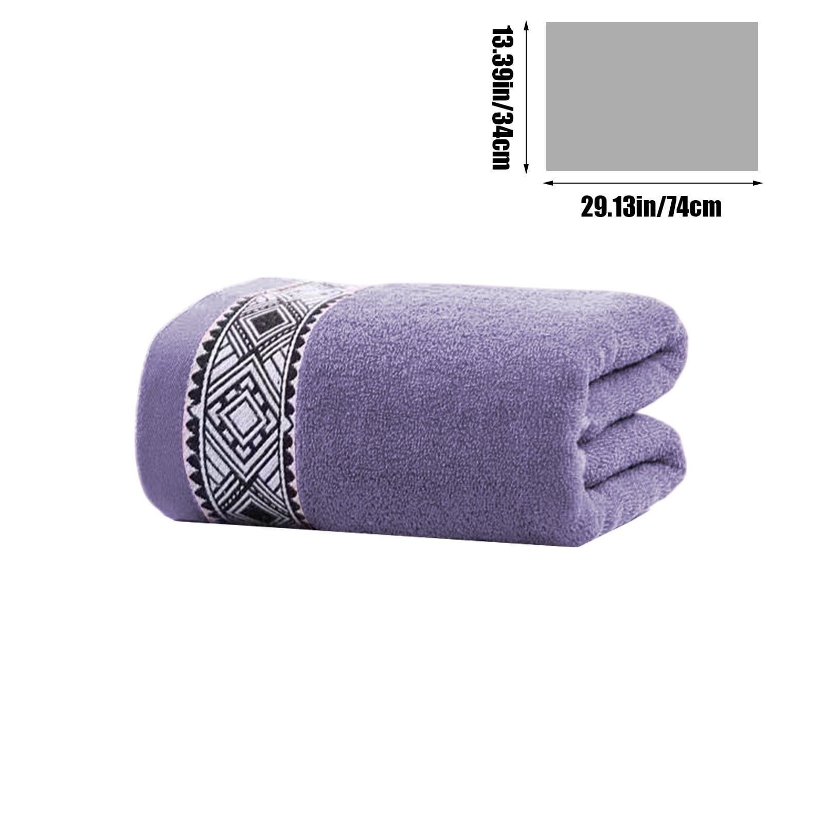 Dmlowu Luxury Bath Towels, Soft Highly Absorbent Quicker Dry Cotton Towels, Towels for Bathroom Gym, Shower, Hotel #23 - Image 3