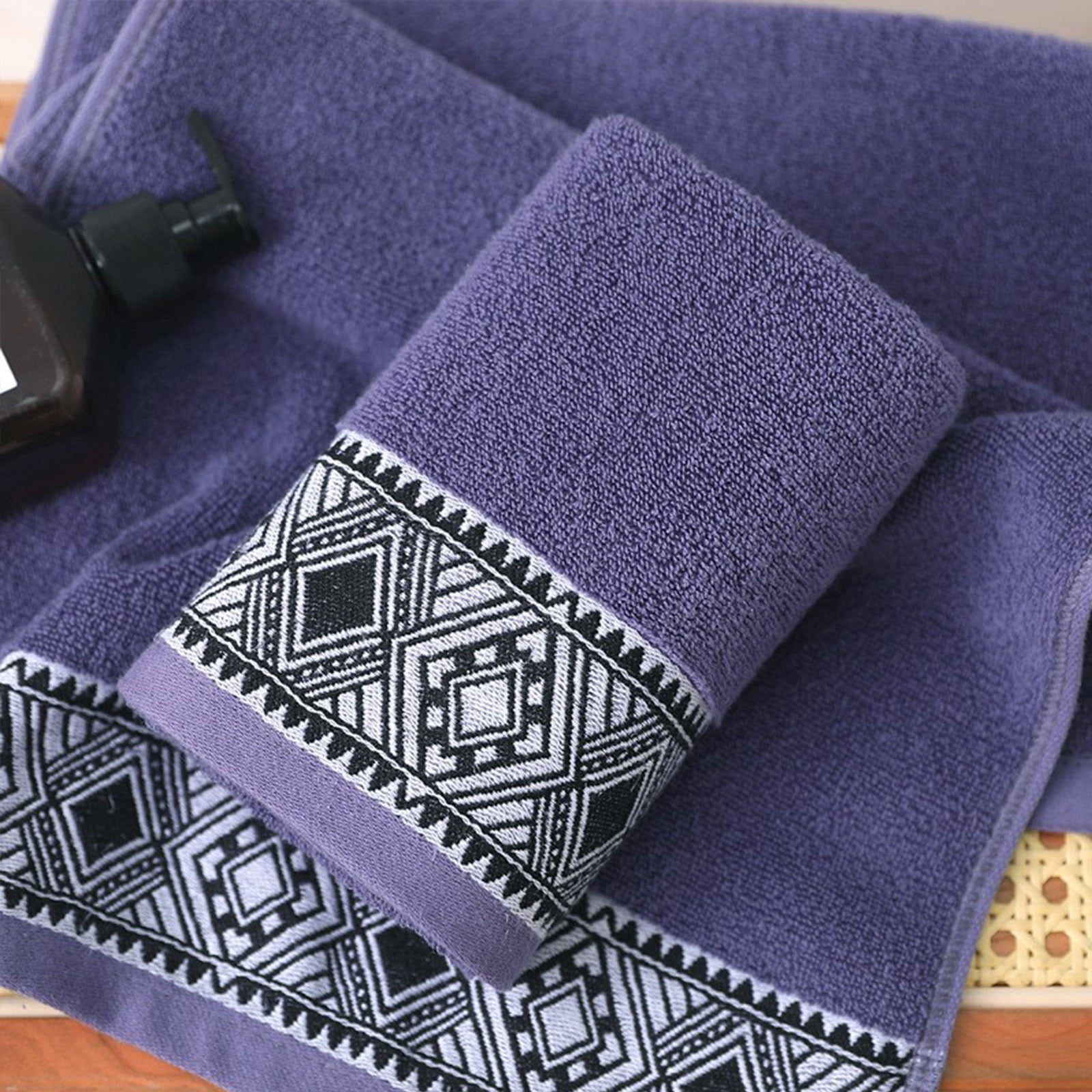 Dmlowu Luxury Bath Towels, Soft Highly Absorbent Quicker Dry Cotton Towels, Towels for Bathroom Gym, Shower, Hotel #23 - Image 5