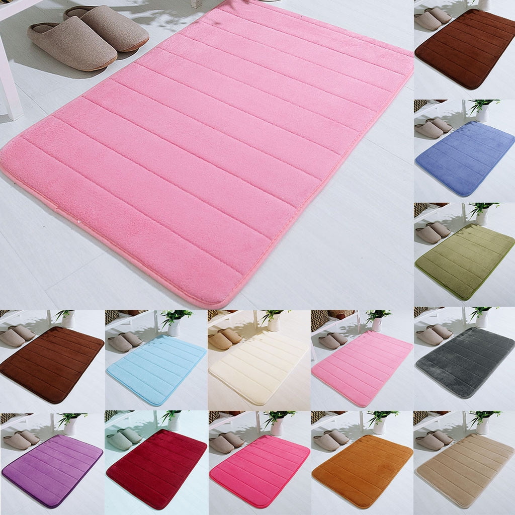 Tyidzon Soft Absorbent Bath Mat Non Slip Bathroom Rugs Quick Dry Washable Bathroom Rug for Home Bathroom Entrance Shower Floor 20 x 32 Inch Green - Image 1