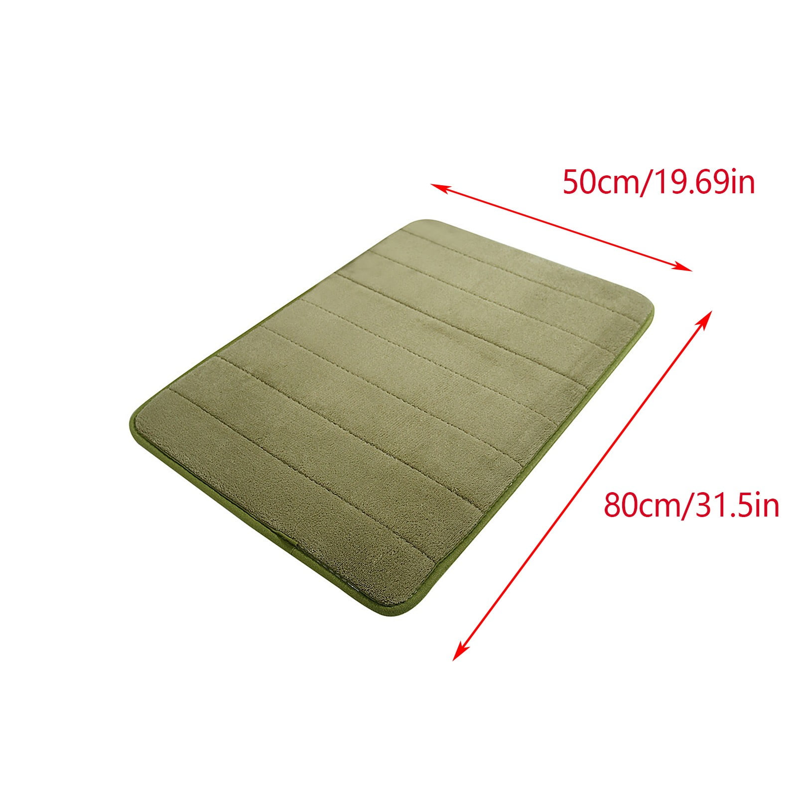 Tyidzon Soft Absorbent Bath Mat Non Slip Bathroom Rugs Quick Dry Washable Bathroom Rug for Home Bathroom Entrance Shower Floor 20 x 32 Inch Green - Image 4