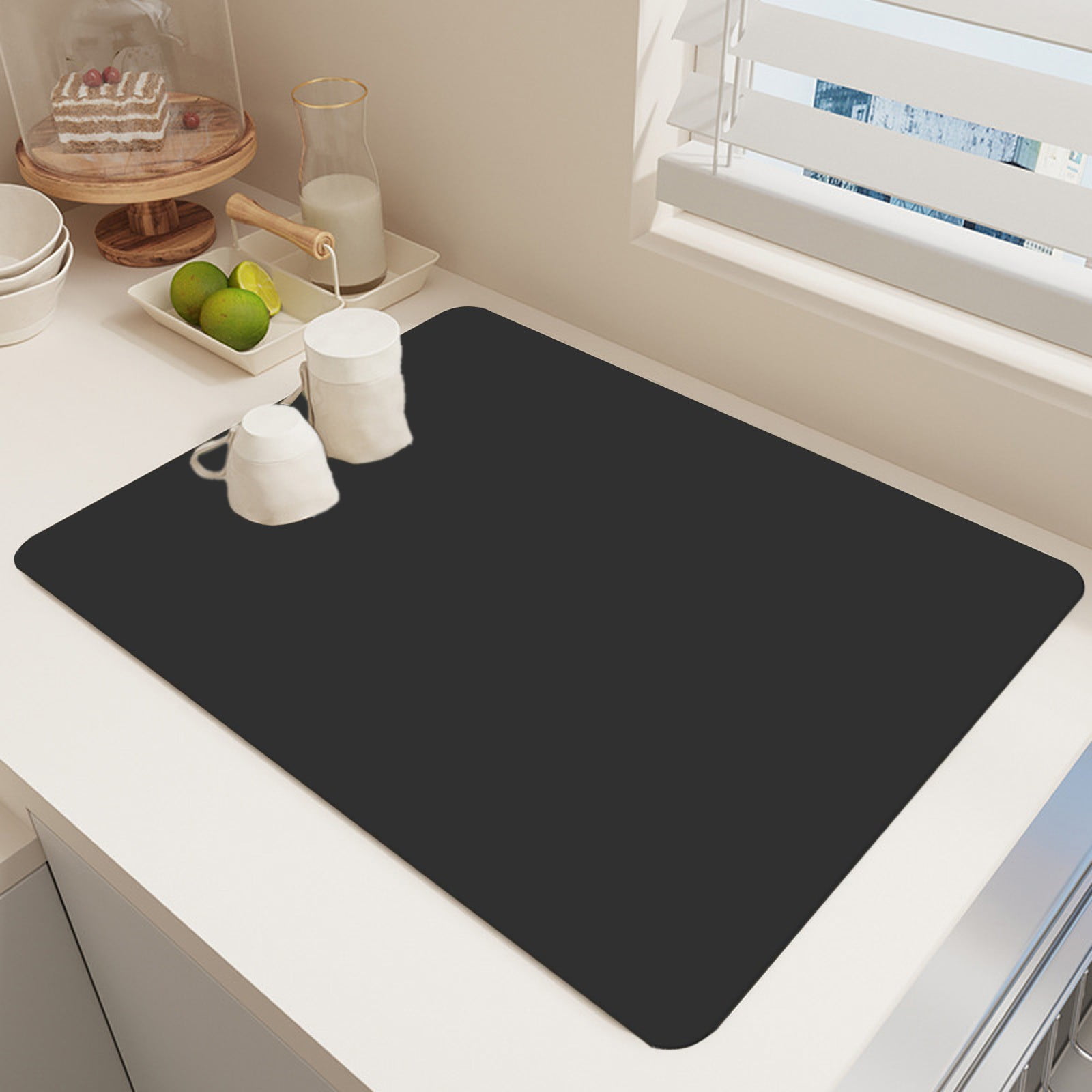 Clearance Under $1 Boovnll Dish Drying Mat, 12x16