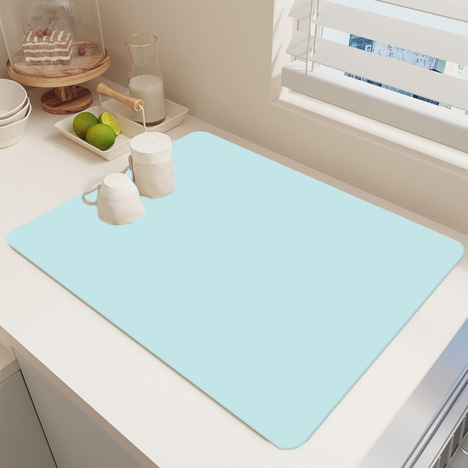 Clearance Under $1 Boovnll Dish Drying Mat, 12x16