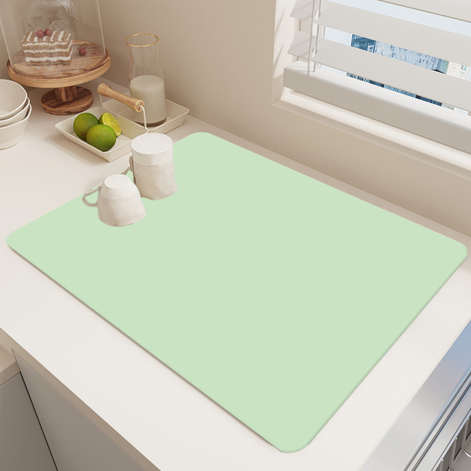 Clearance Under $1 Boovnll Dish Drying Mat, 12x16