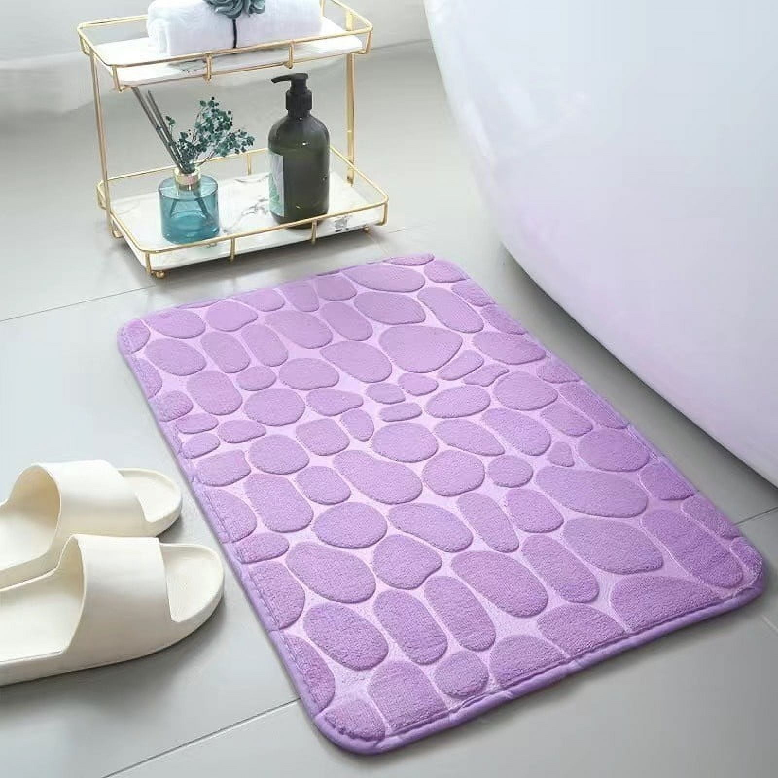 Clearance Under $5 Boovnll Bathroom Rugs Set 2 Piece, Super Absorbent & Soft Non-Slip Velvet Toilet Rug & Bath Mat, Quickly Dry Thicken Bath Mats for Bathroom, Kitchen, Door Mat, Bathroom Mat I - Image 1
