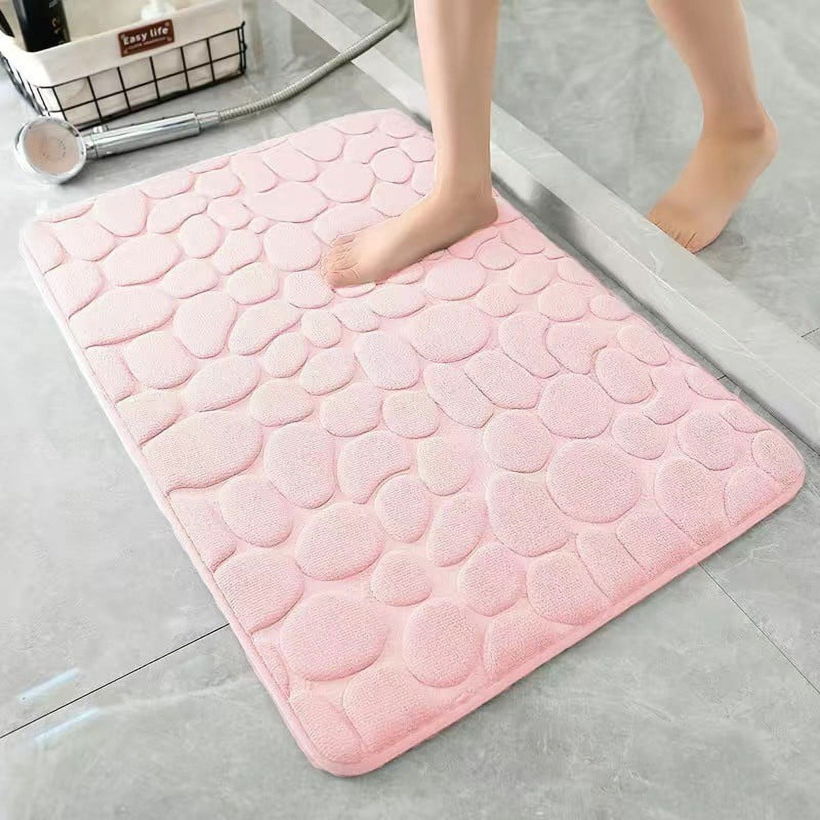Clearance Under $5 Boovnll Bathroom Rugs Set 2 Piece, Super Absorbent & Soft Non-Slip Velvet Toilet Rug & Bath Mat, Quickly Dry Thicken Bath Mats for Bathroom, Kitchen, Door Mat, Bathroom Mat L - Image 1