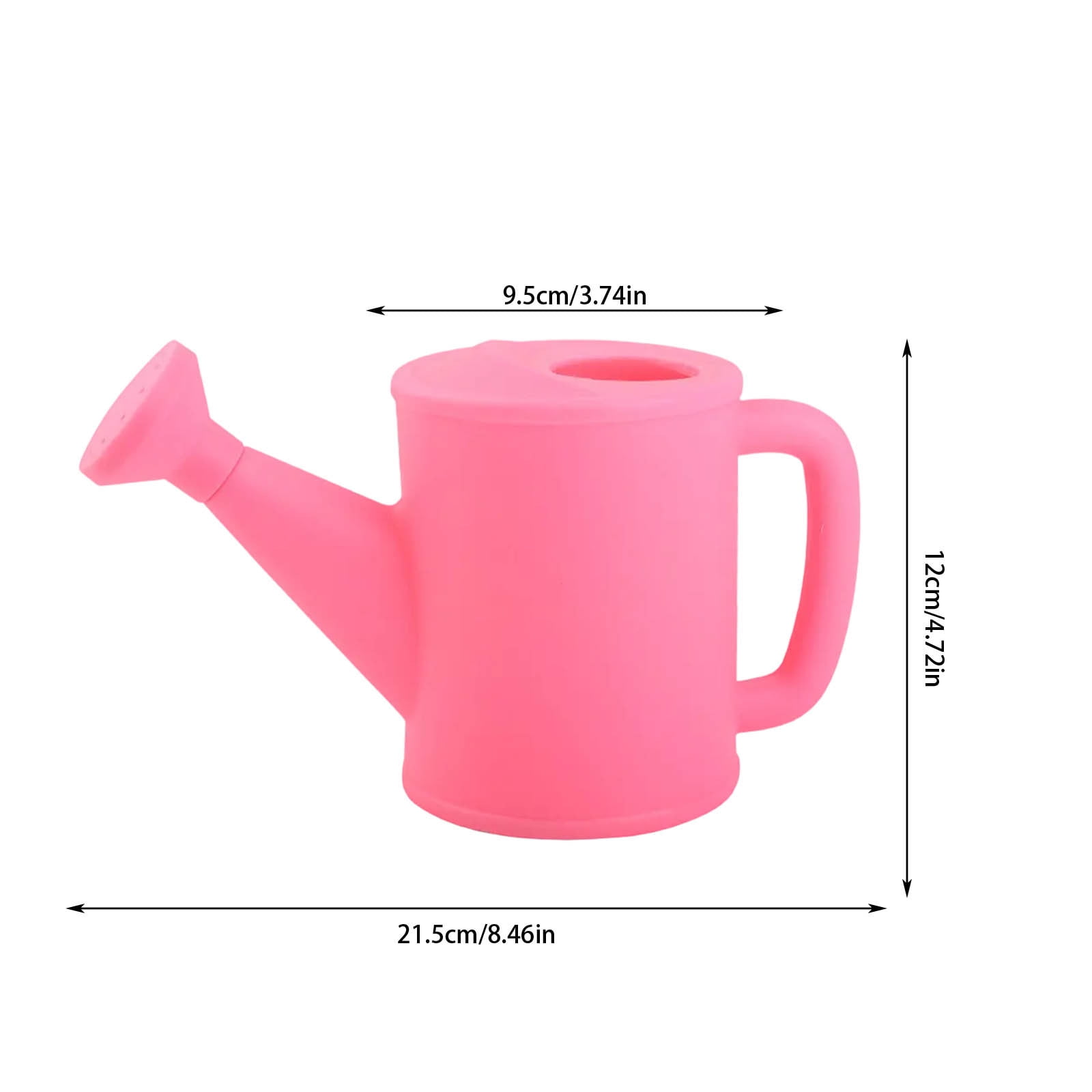 Dmlowu Watering Can 700ml Plastic Kids Watering Can Light-Weight Watering Can Indoor Plants for Artificial Plants Outdoor Garden Flowers Live Plants, Sturdy Gardening Watering Can for Kids Pink - Image 2