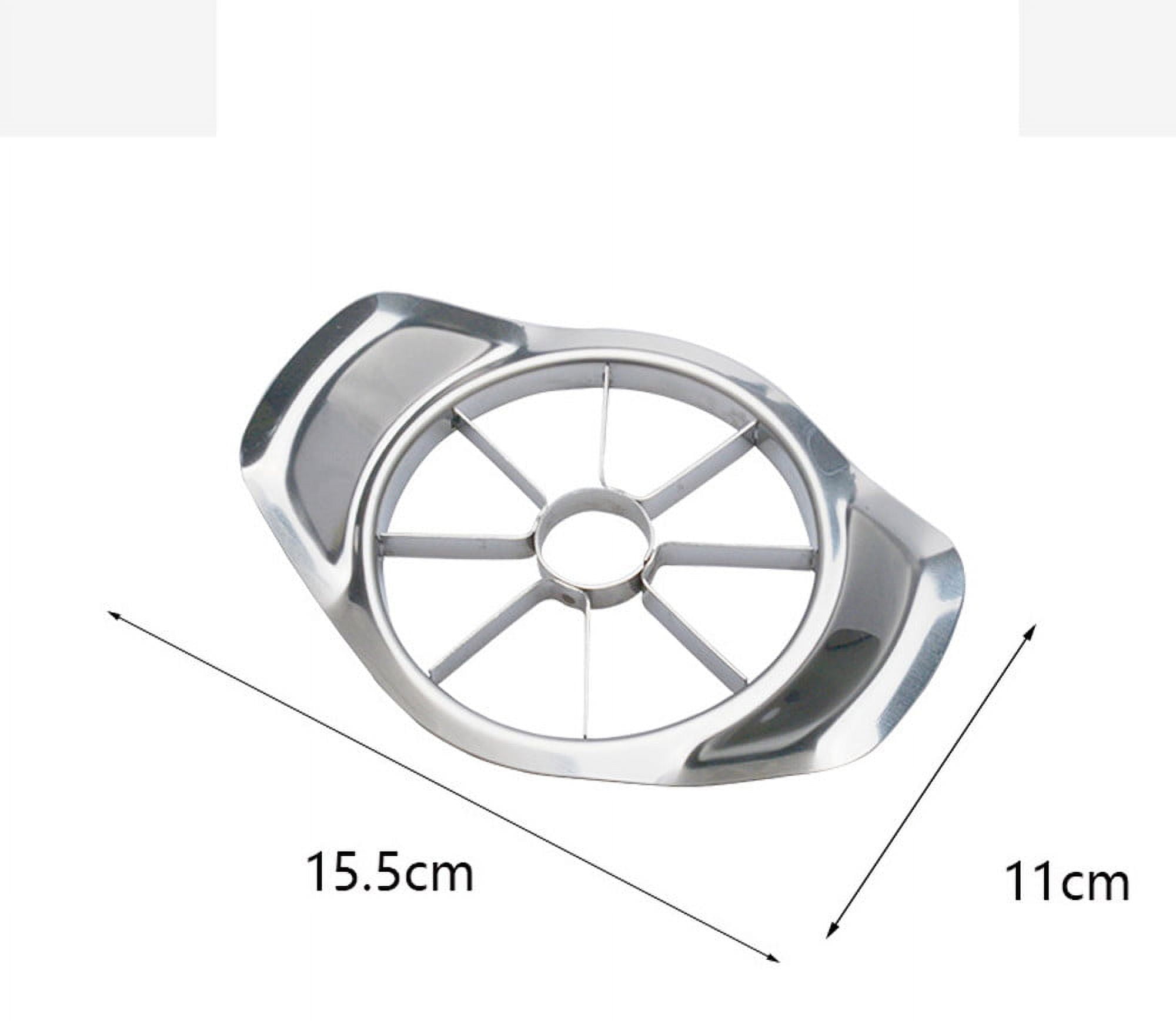 PALIFEUR Stainless Steel Apple Slicer Easy Cut Apple Corer 8-Slice Thin Apple Slicer and Corer Classic Apple Cutter Sturdy，Easy to Use,Time-Savi Silver - Image 3
