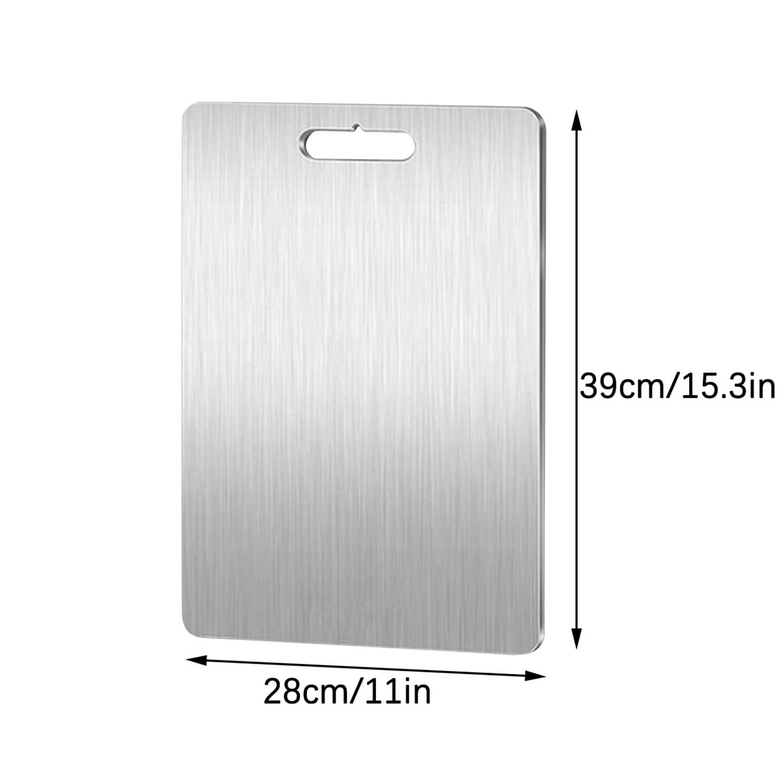 PALIFEUR Cutting Board Non Toxic Steel Cutting Boards for Kitchen, Different Sizes & Non Slip Handles, Servicealbe Non Stick Chopping Board D - Image 1
