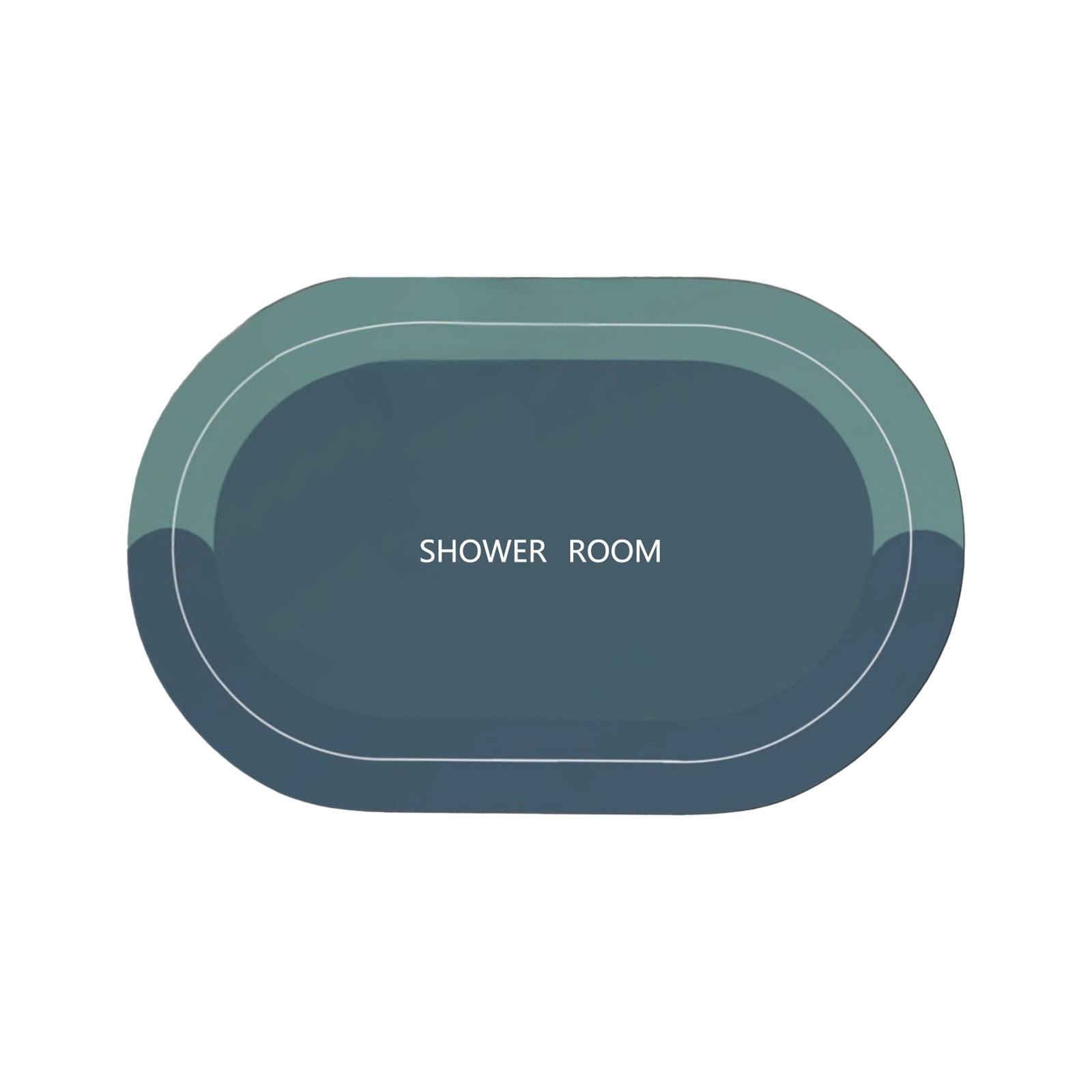 PALIFEUR Oval Bathroom Rugs, Extra Soft Absorbent Bath Mat, 15.7