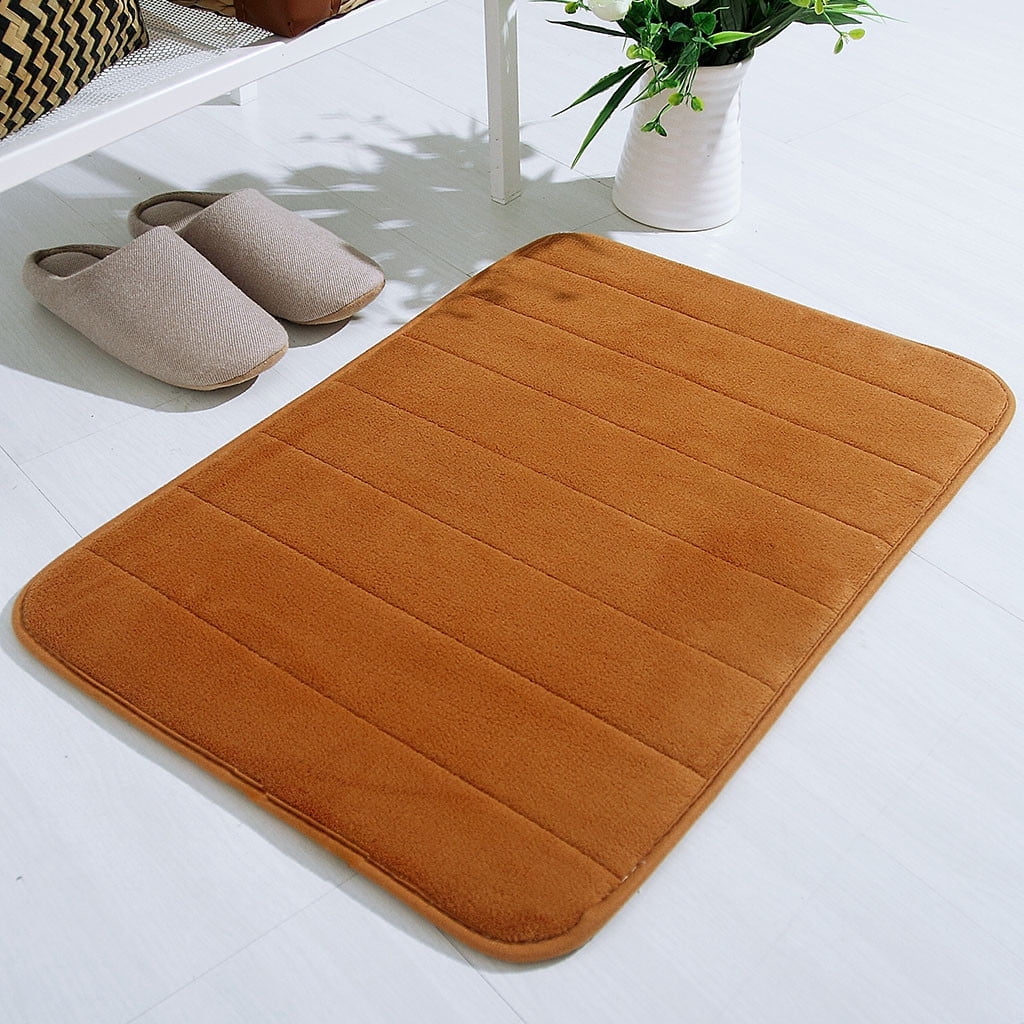 Dmlowu Bathroom Rugs - Ultra Absorbent Non-Slip Floor Bath Mat, Super Soft Shower Mat for Bath Tub, Machine Washable 16x24