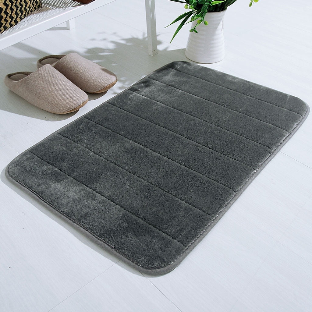 Dmlowu Bathroom Rugs - Ultra Absorbent Non-Slip Floor Bath Mat, Super Soft Shower Mat for Bath Tub, Machine Washable 16x24