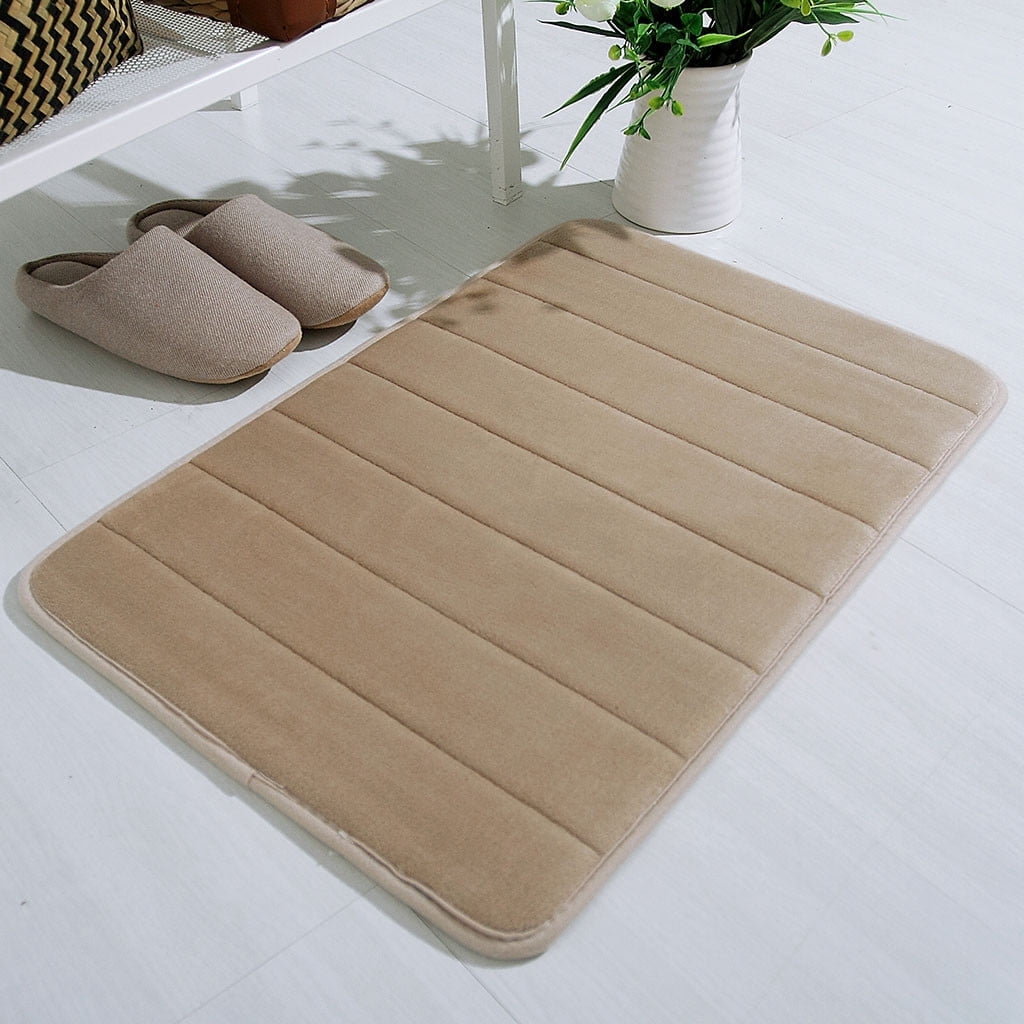 Dmlowu Bathroom Rugs - Ultra Absorbent Non-Slip Floor Bath Mat, Super Soft Shower Mat for Bath Tub, Machine Washable 16x24