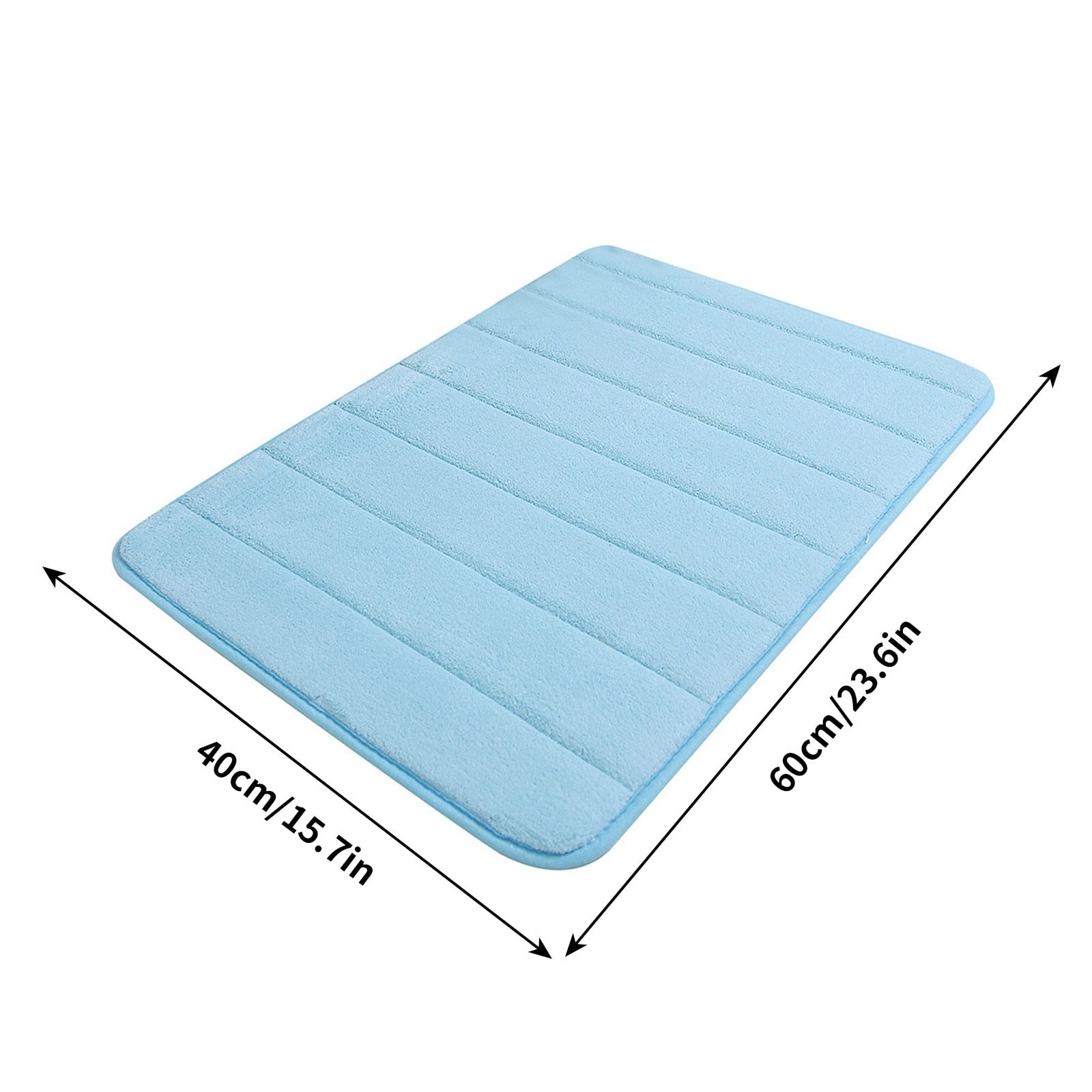Dmlowu Bathroom Rugs - Ultra Absorbent Non-Slip Floor Bath Mat, Super Soft Shower Mat for Bath Tub, Machine Washable 16x24