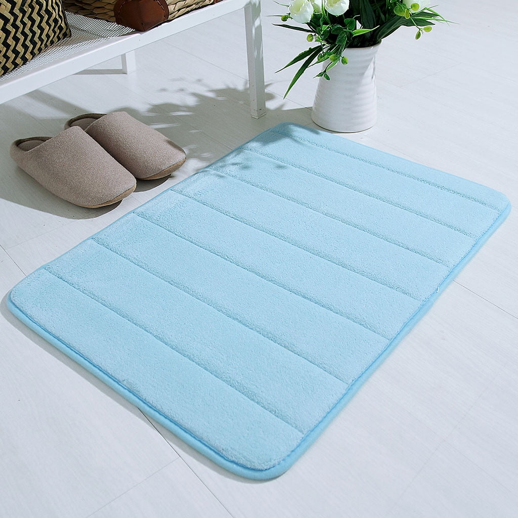Dmlowu Bathroom Rugs - Ultra Absorbent Non-Slip Floor Bath Mat, Super Soft Shower Mat for Bath Tub, Machine Washable 16x24