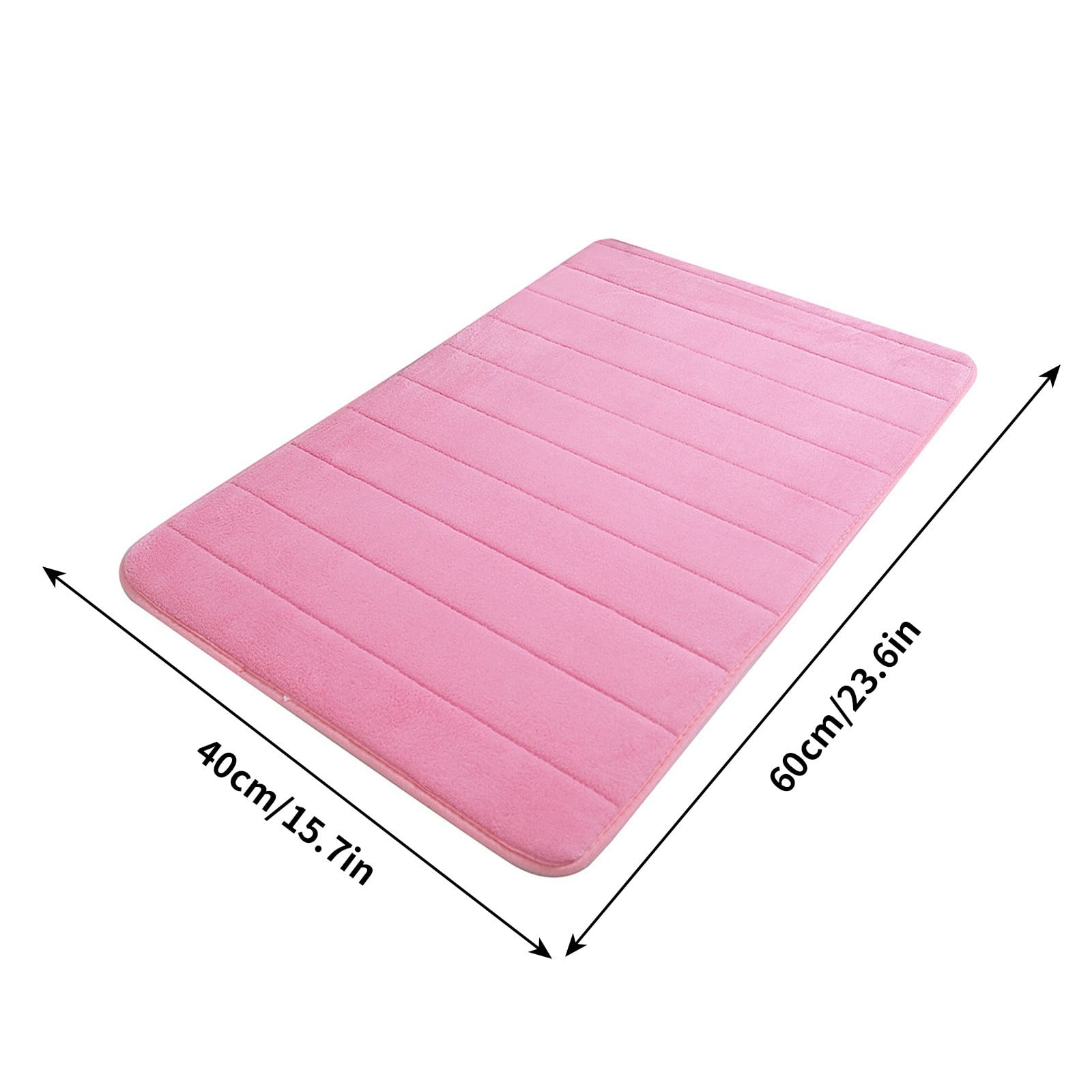 Dmlowu Bathroom Rugs - Ultra Absorbent Non-Slip Floor Bath Mat, Super Soft Shower Mat for Bath Tub, Machine Washable 16x24