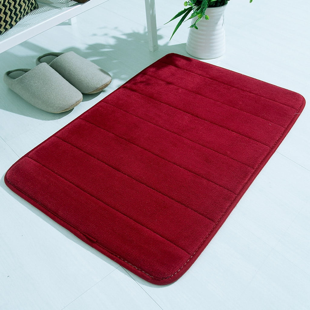 Dmlowu Bathroom Rugs - Ultra Absorbent Non-Slip Floor Bath Mat, Super Soft Shower Mat for Bath Tub, Machine Washable 16x24