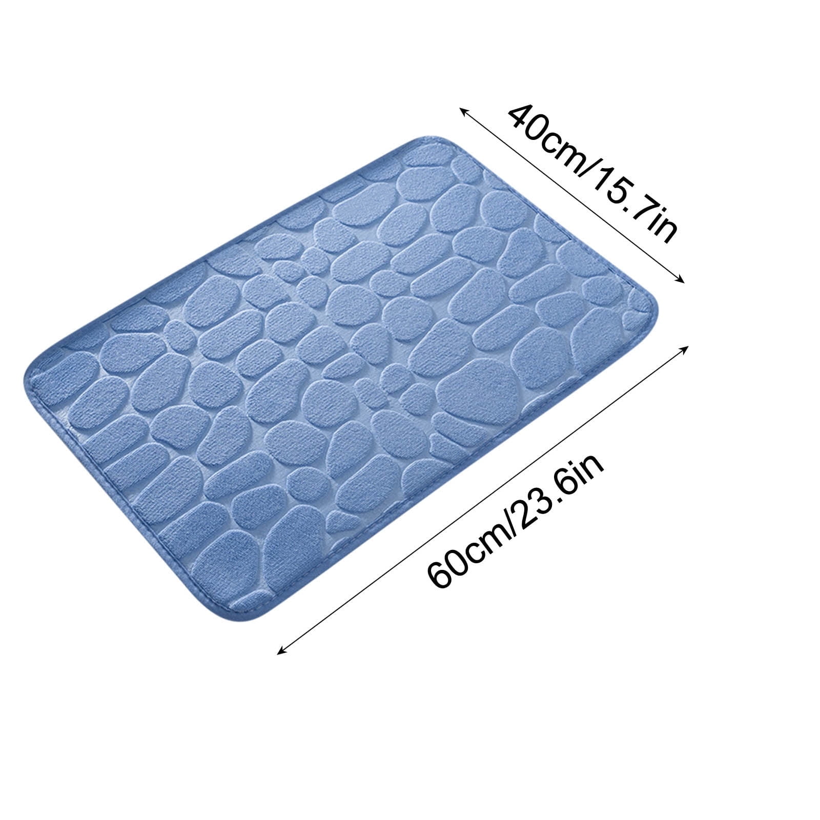 Dmlowu Bathroom Rugs - Ultra Absorbent Non-Slip Floor Bath Mat, Super Soft Shower Mat for Bath Tub, Machine Washable 16x24