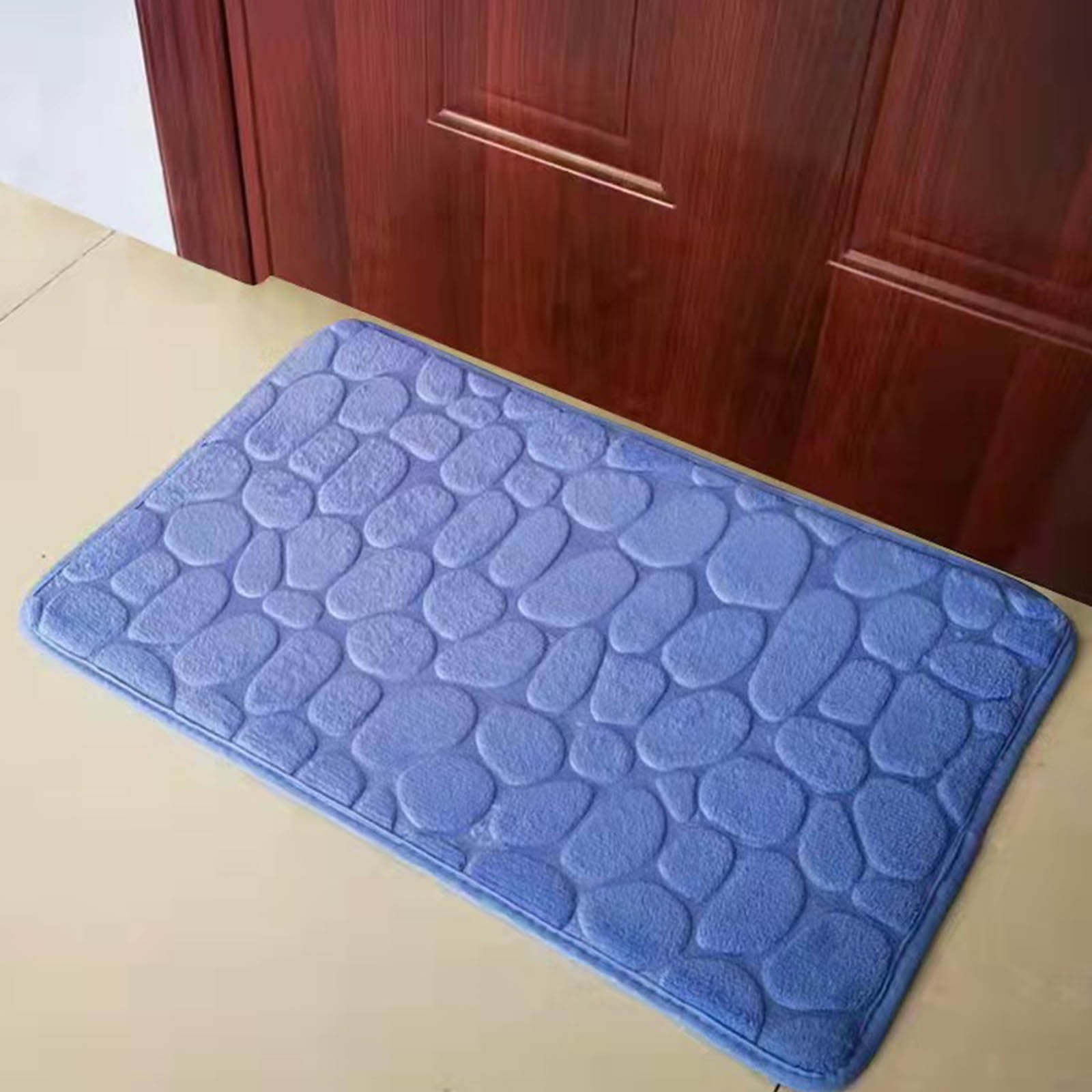 Dmlowu Bathroom Rugs - Ultra Absorbent Non-Slip Floor Bath Mat, Super Soft Shower Mat for Bath Tub, Machine Washable 16x24