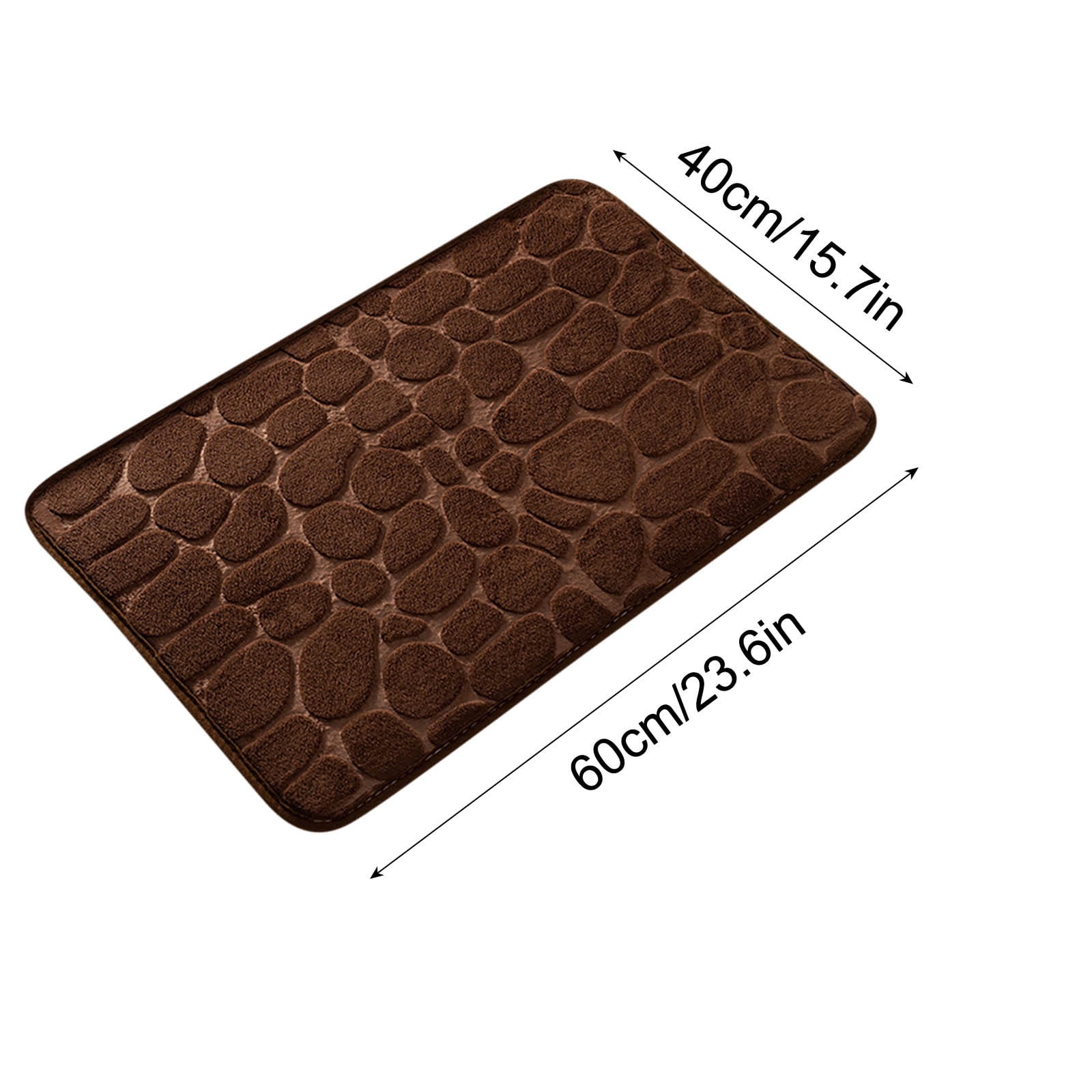 Dmlowu Bathroom Rugs - Ultra Absorbent Non-Slip Floor Bath Mat, Super Soft Shower Mat for Bath Tub, Machine Washable 16x24