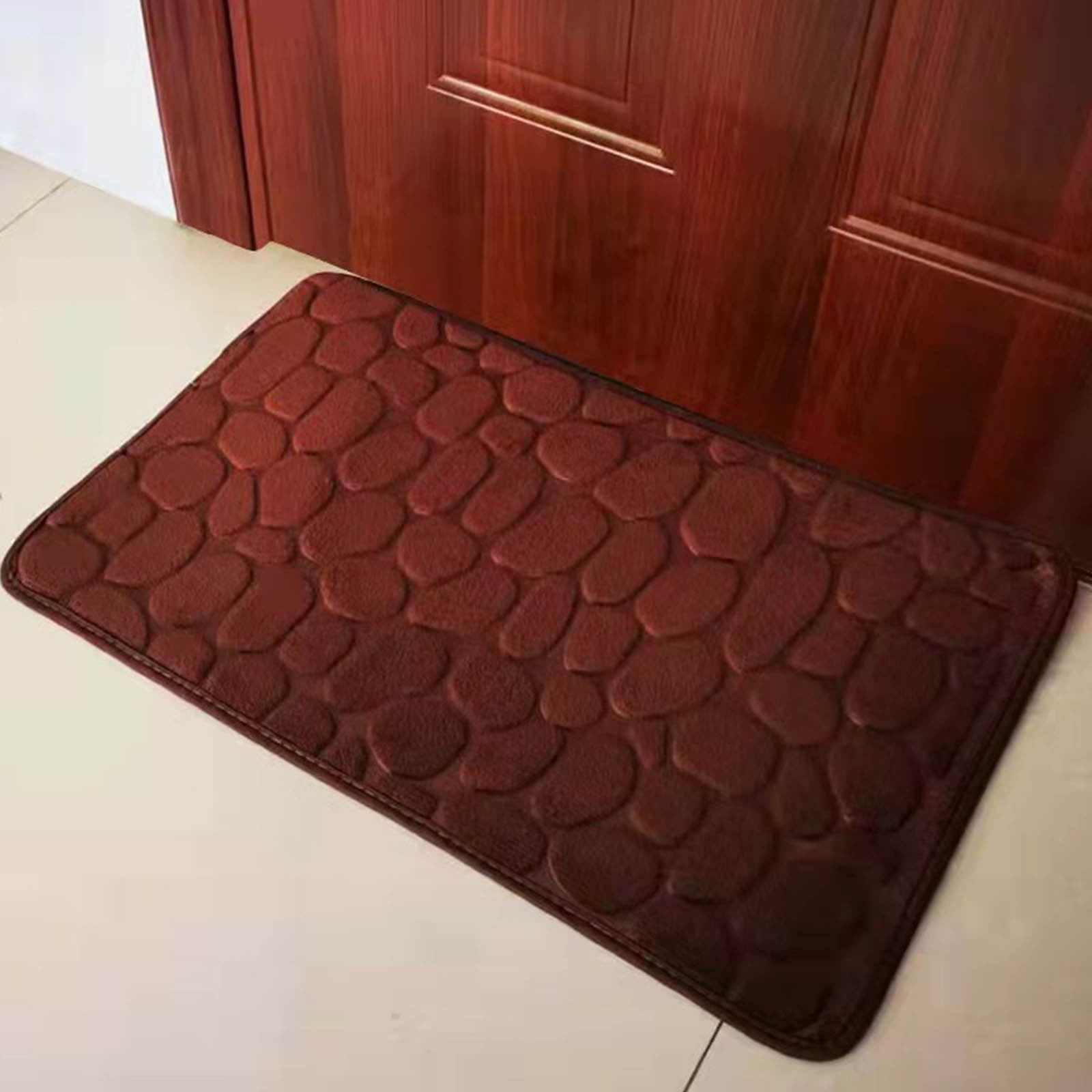 Dmlowu Bathroom Rugs - Ultra Absorbent Non-Slip Floor Bath Mat, Super Soft Shower Mat for Bath Tub, Machine Washable 16x24