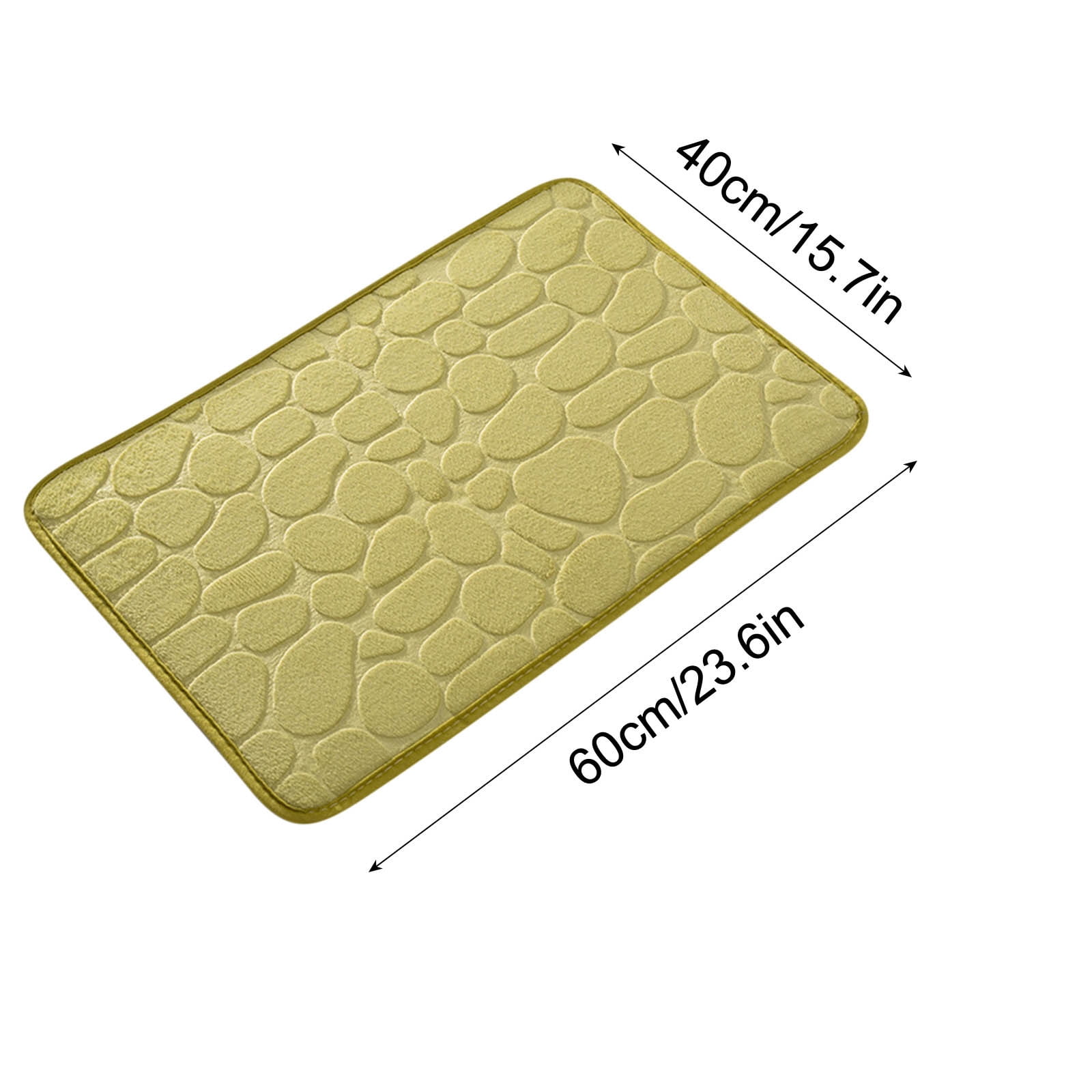 Dmlowu Bathroom Rugs - Ultra Absorbent Non-Slip Floor Bath Mat, Super Soft Shower Mat for Bath Tub, Machine Washable 16x24