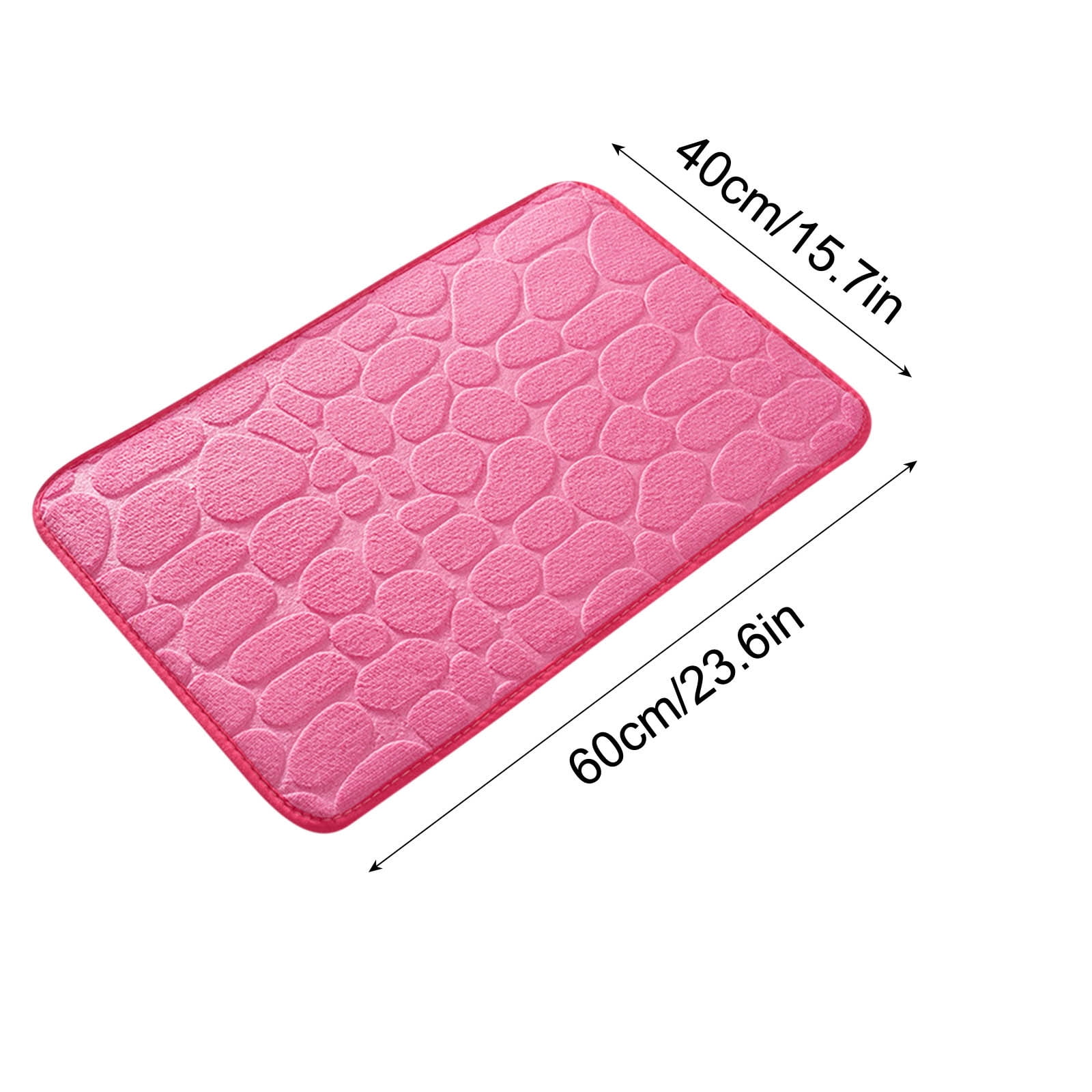 Dmlowu Bathroom Rugs - Ultra Absorbent Non-Slip Floor Bath Mat, Super Soft Shower Mat for Bath Tub, Machine Washable 16x24