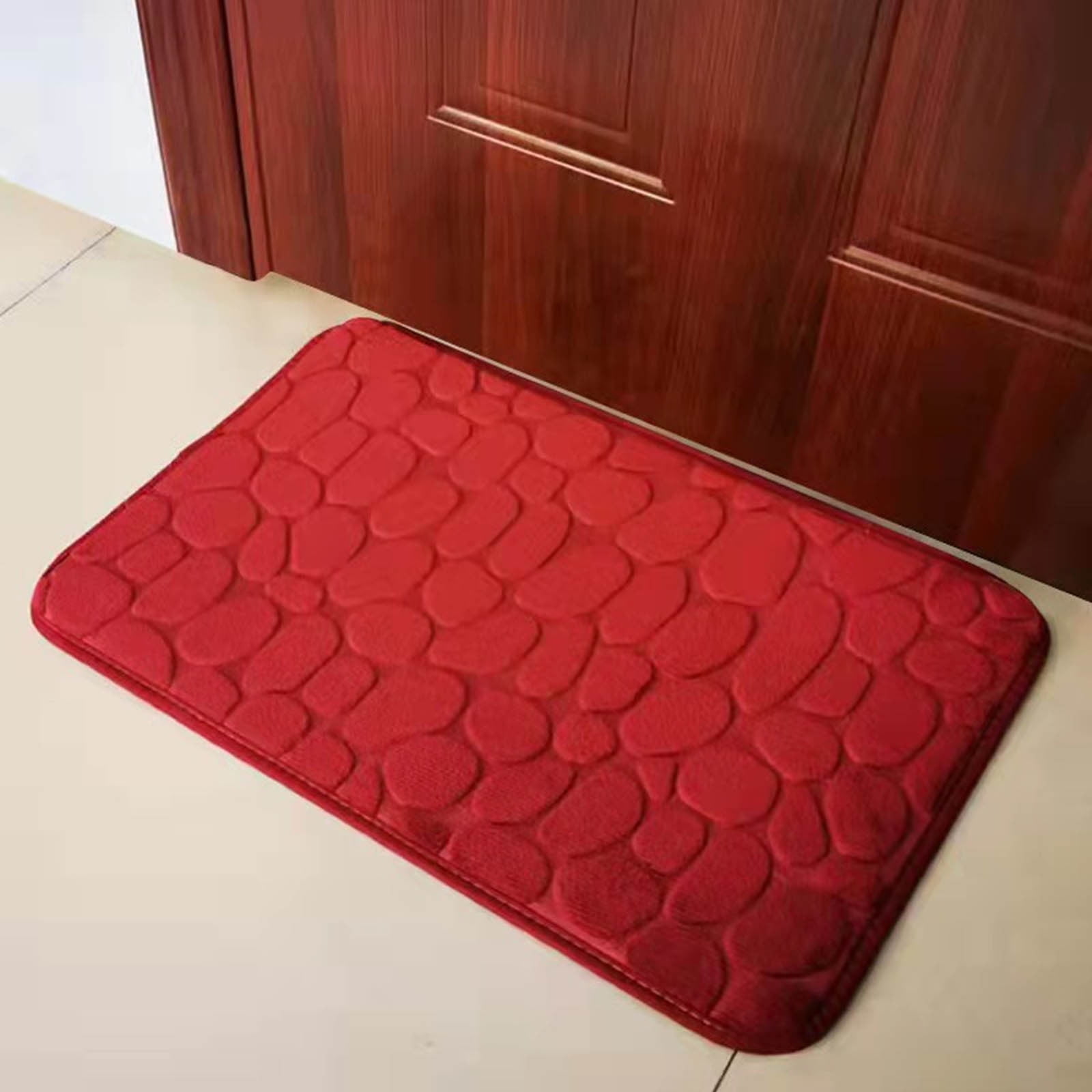 Dmlowu Bathroom Rugs - Ultra Absorbent Non-Slip Floor Bath Mat, Super Soft Shower Mat for Bath Tub, Machine Washable 16x24
