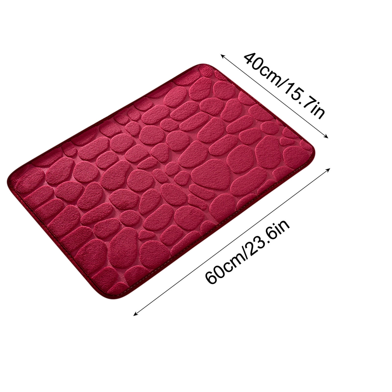 Dmlowu Bathroom Rugs - Ultra Absorbent Non-Slip Floor Bath Mat, Super Soft Shower Mat for Bath Tub, Machine Washable 16x24